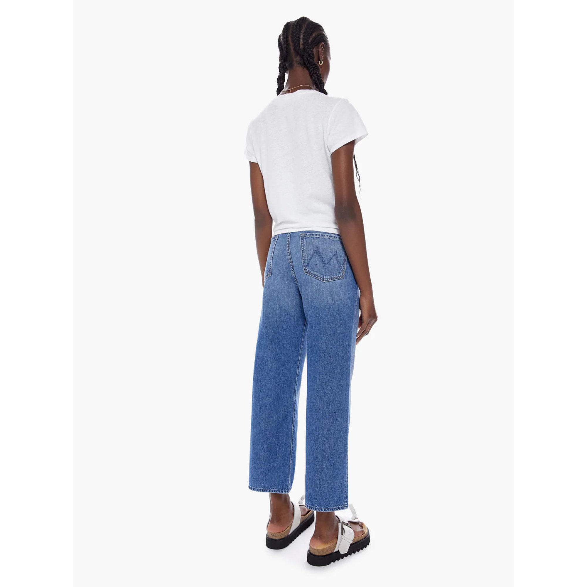 Mother The Dodger Cheville Denim Femme Mother vista2