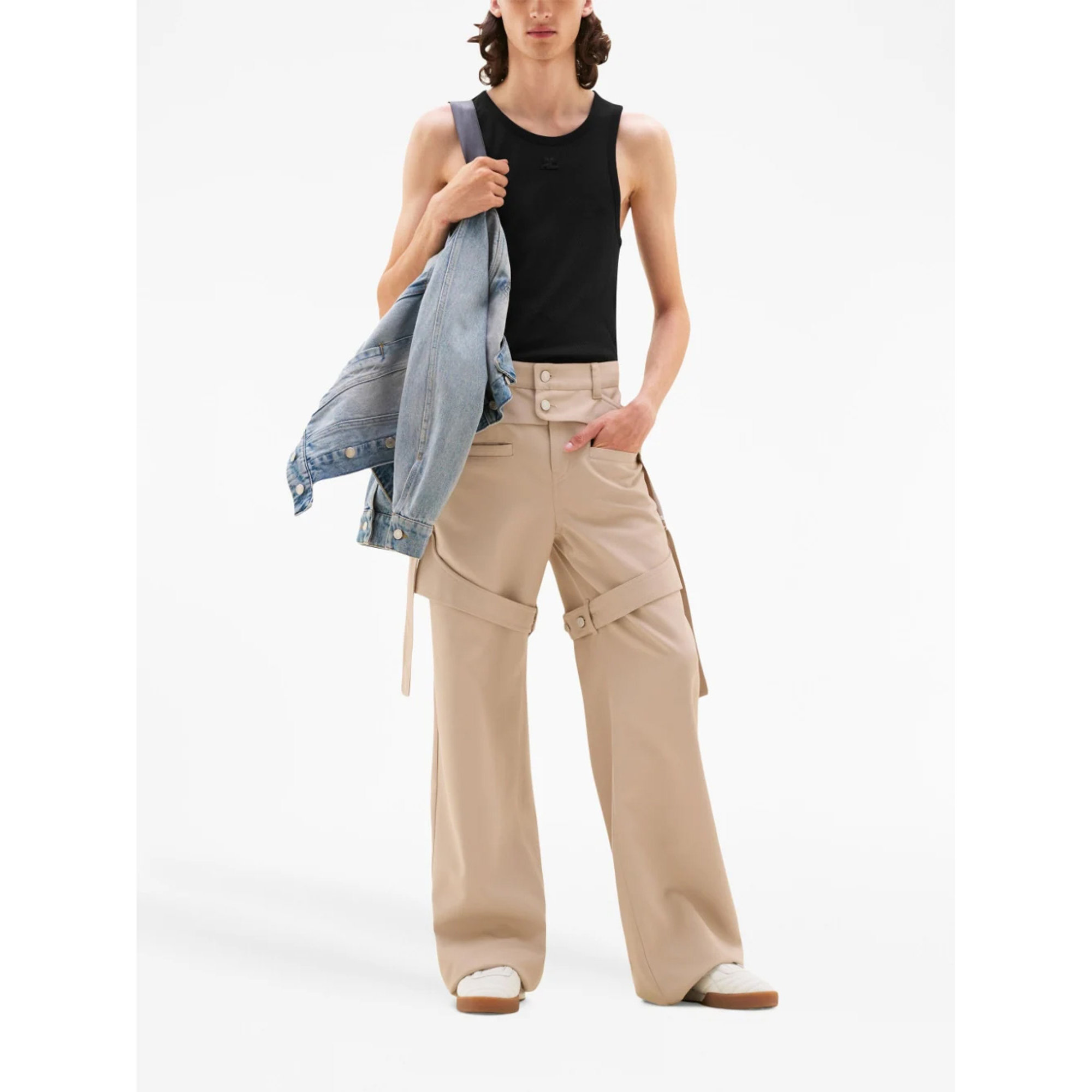 Pantalon Rétro Sergé COURREGES vista1