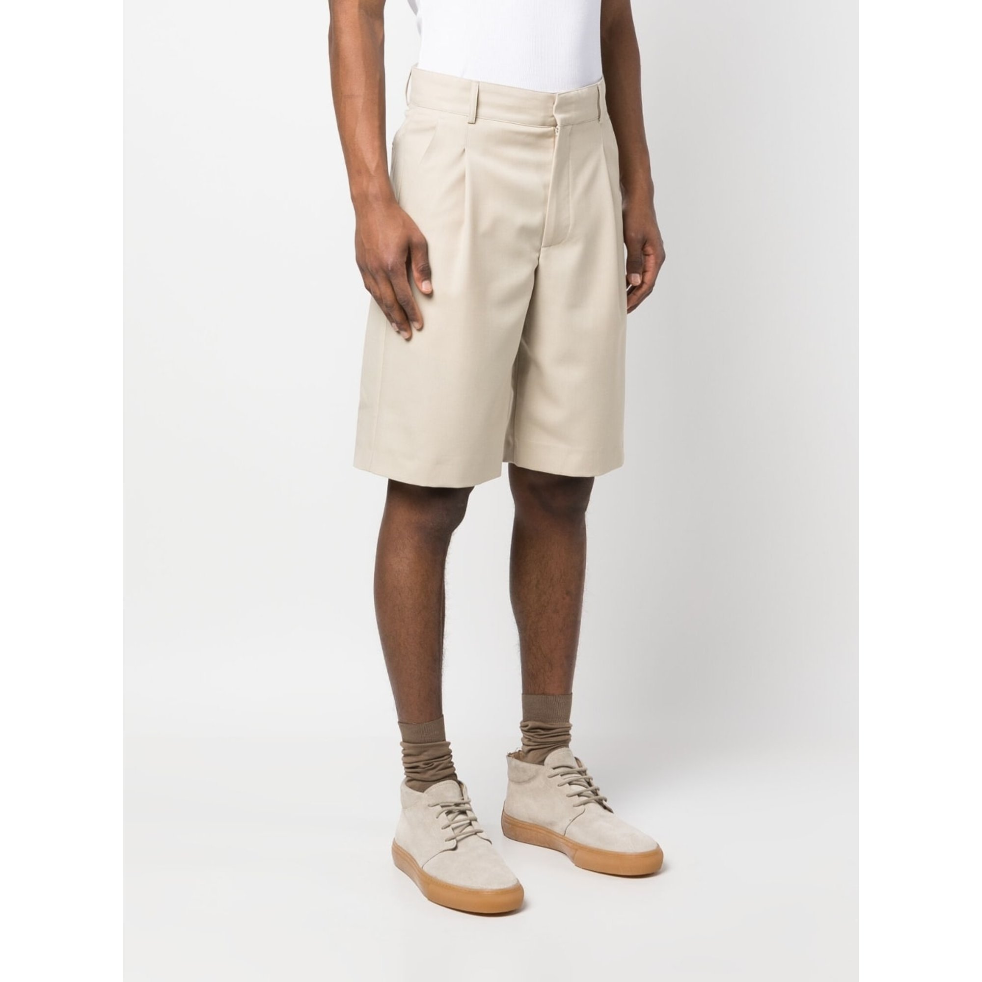 Pantaloncini da golf in lana Drole De Monsieur vista2