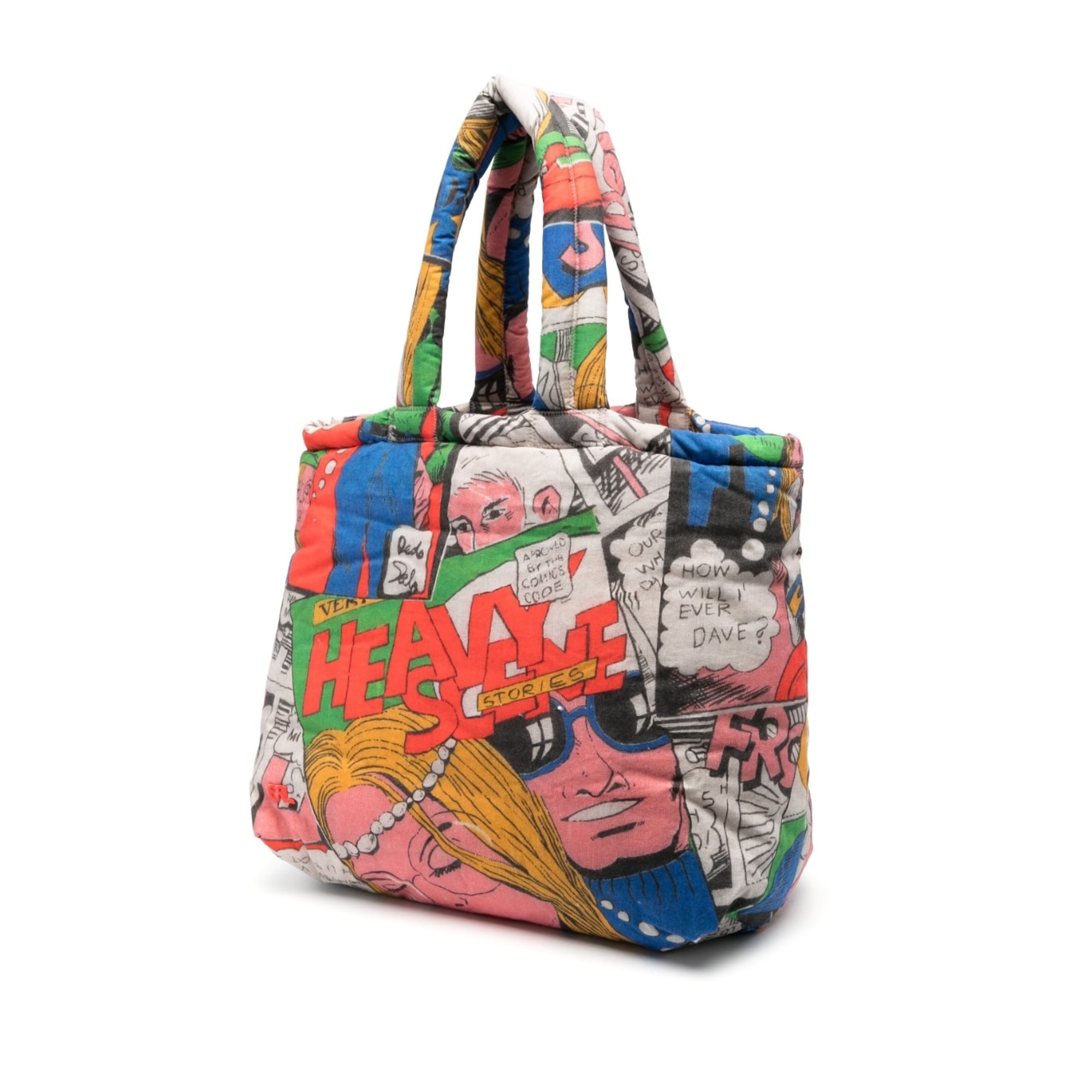 Bolso acolchado mediano Comic unisex tejido ERL vista0