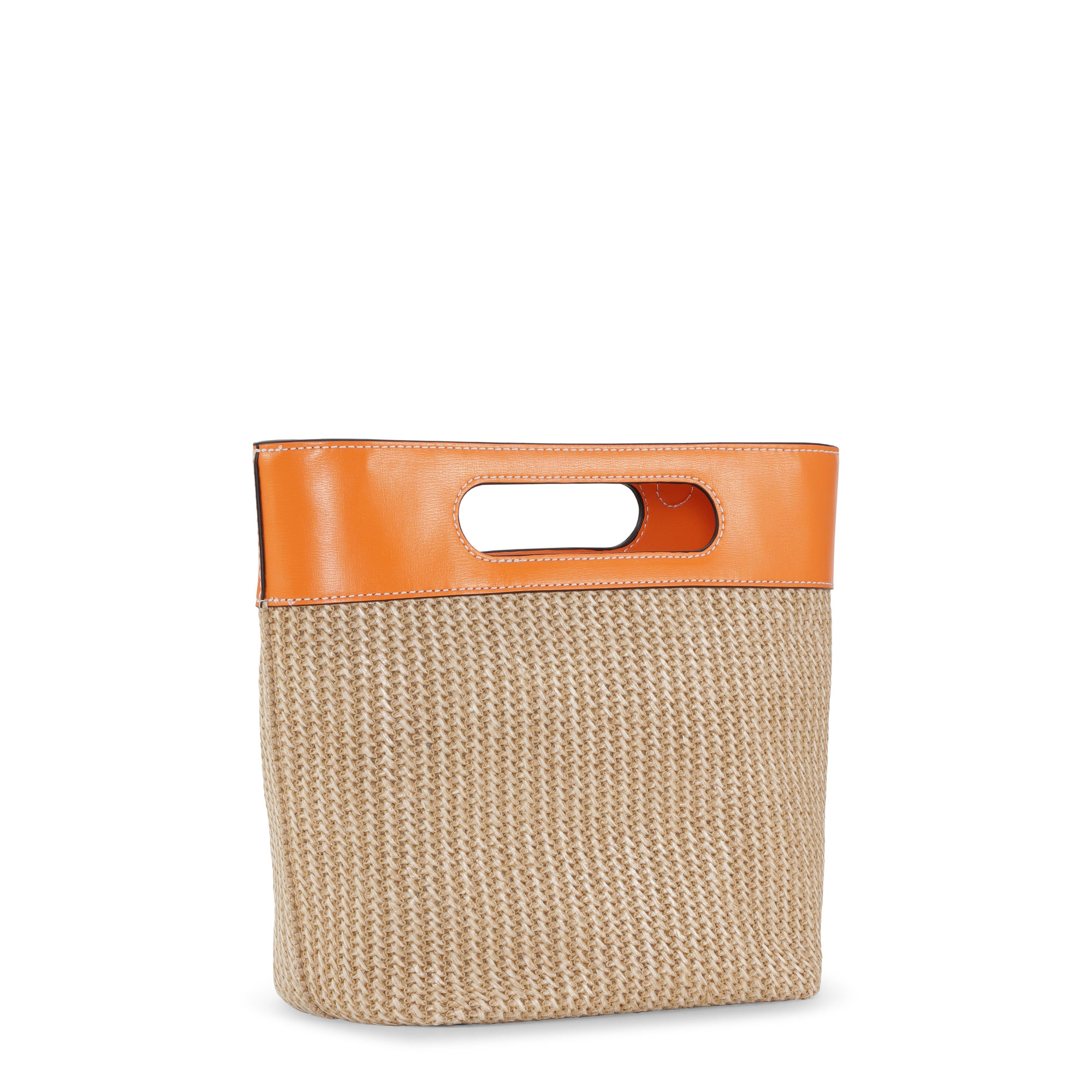 Borsa piccola in rafia Ganni vista1
