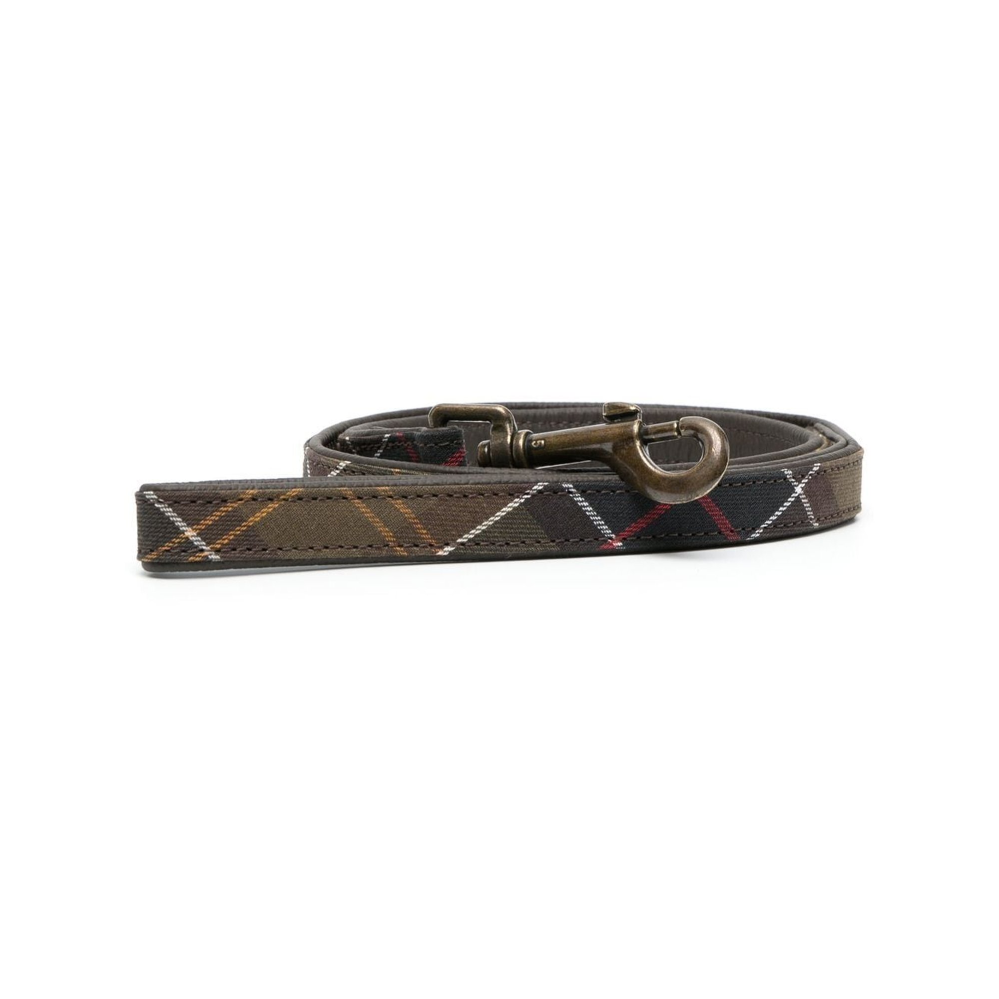 Tartan Dog Lead Barbour vista1