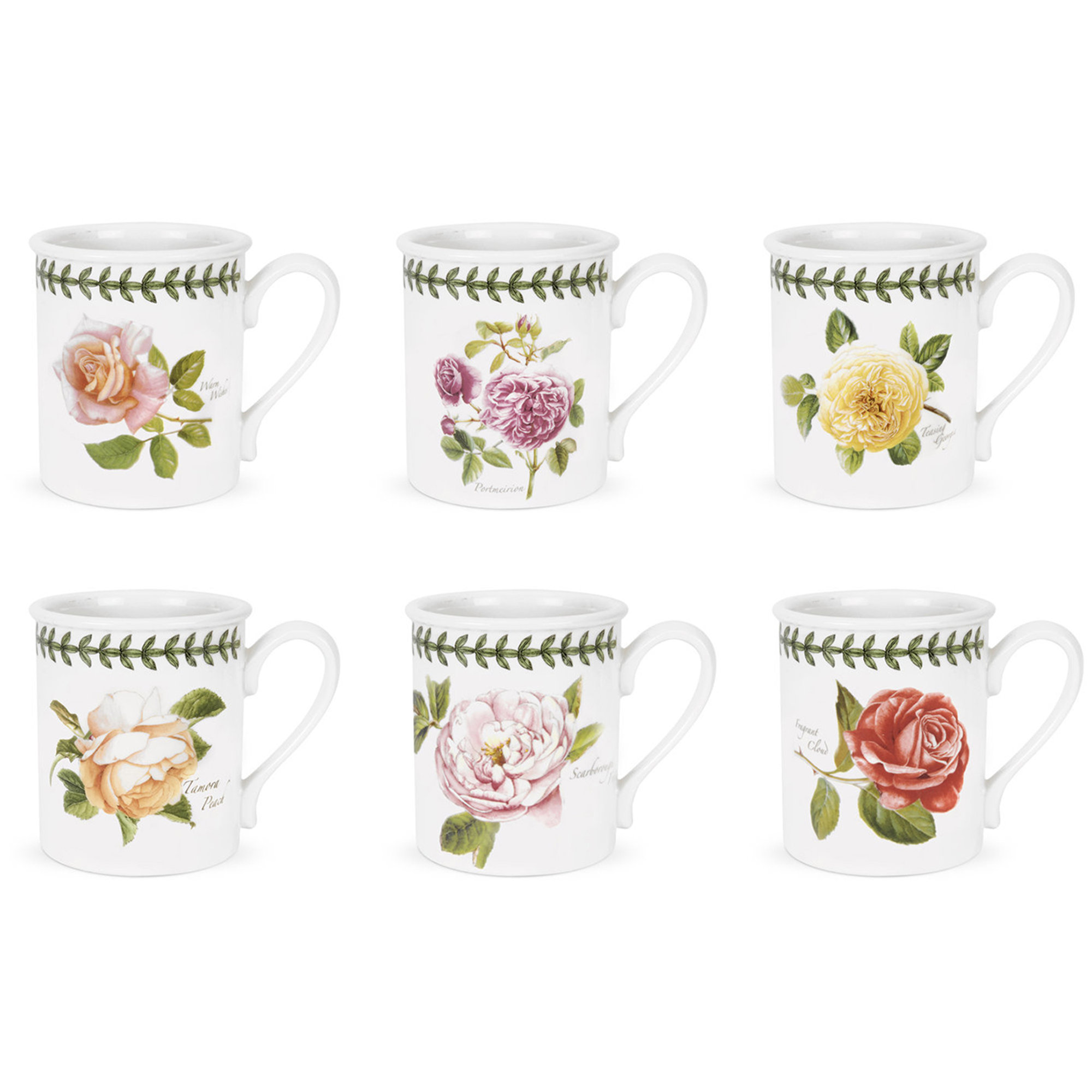 Set di 6 tazze da colazione Botanic Roses Portmeirion vista0