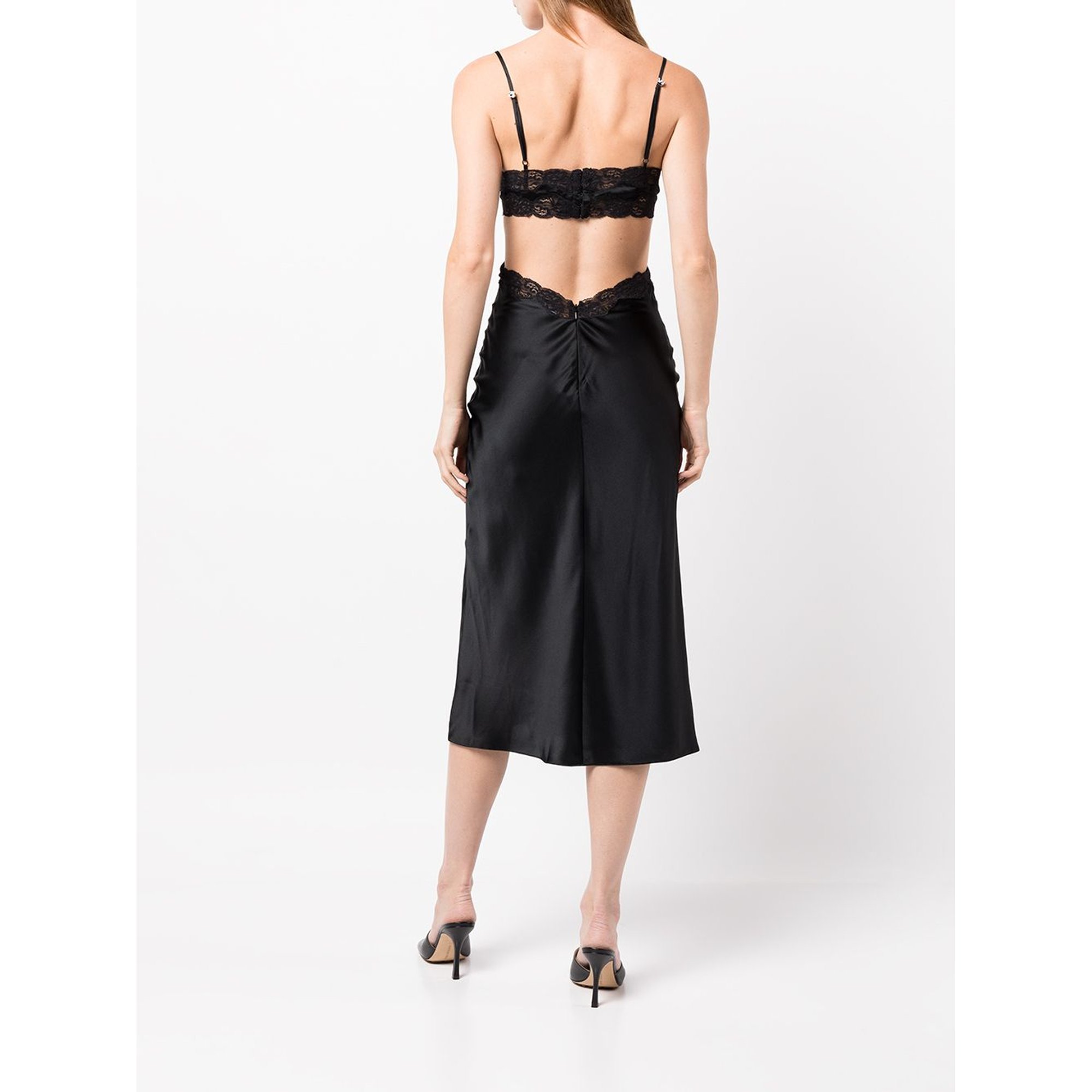Abito lungo sottoveste Alexander Wang vista3