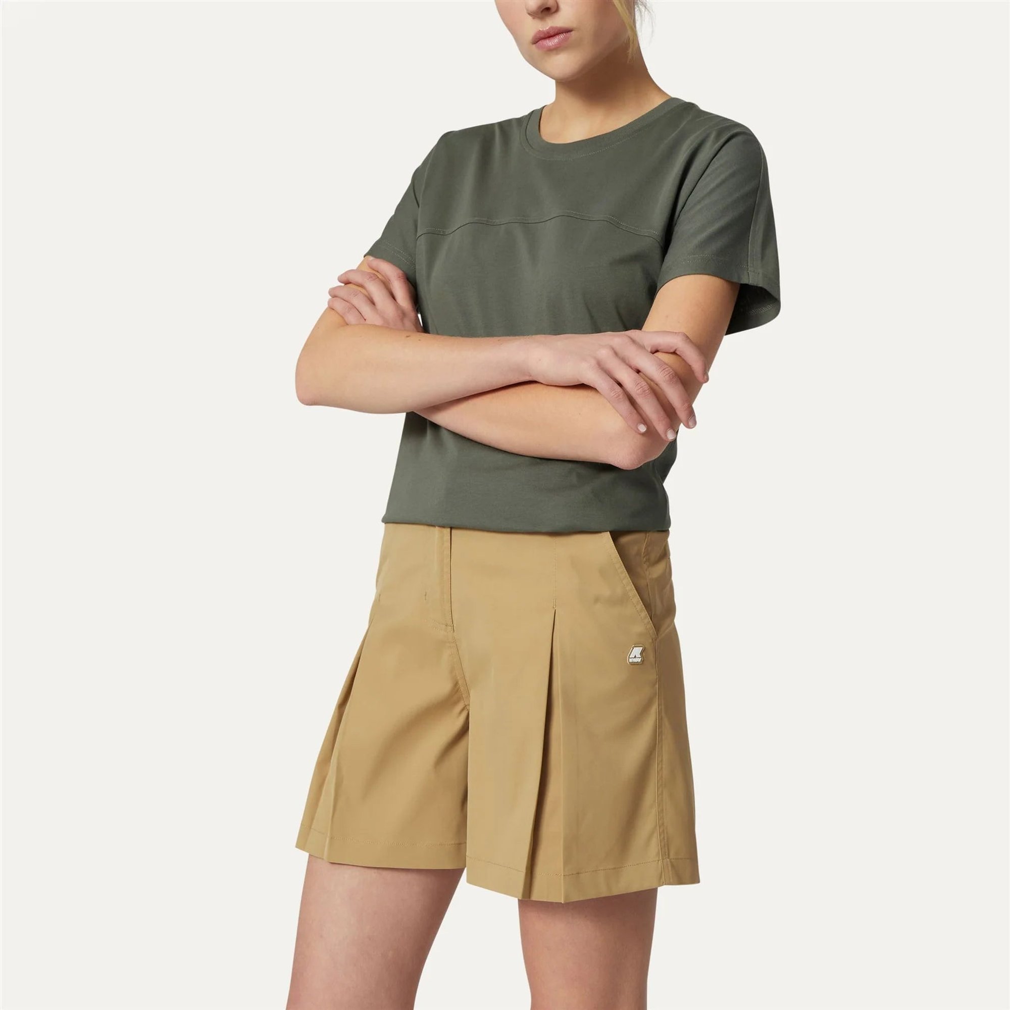 K-way Noise Twill Short Chino K-way vista2