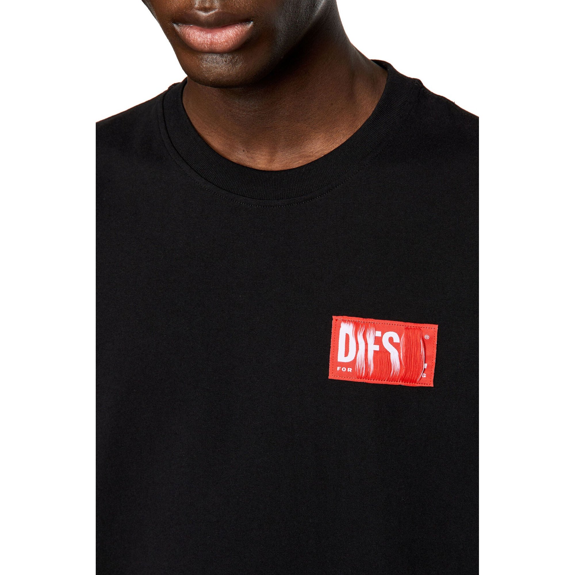 Camiseta Diesel T-nlabel Hombre Negro Diesel  vista1