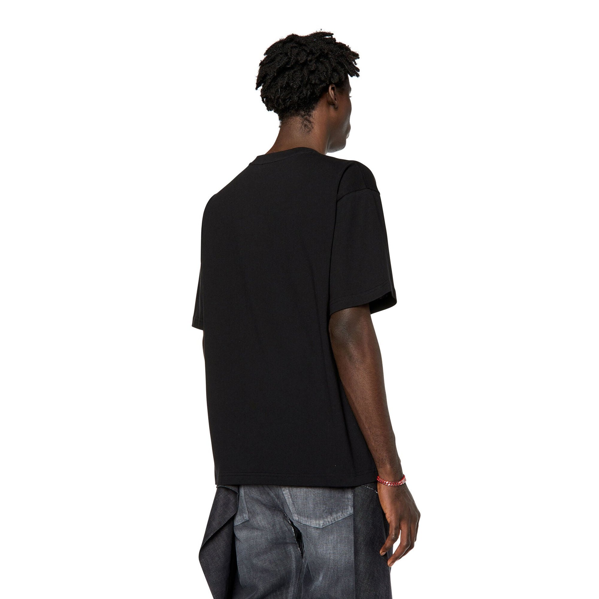 Camiseta Diesel T-nlabel Hombre Negro Diesel  vista3