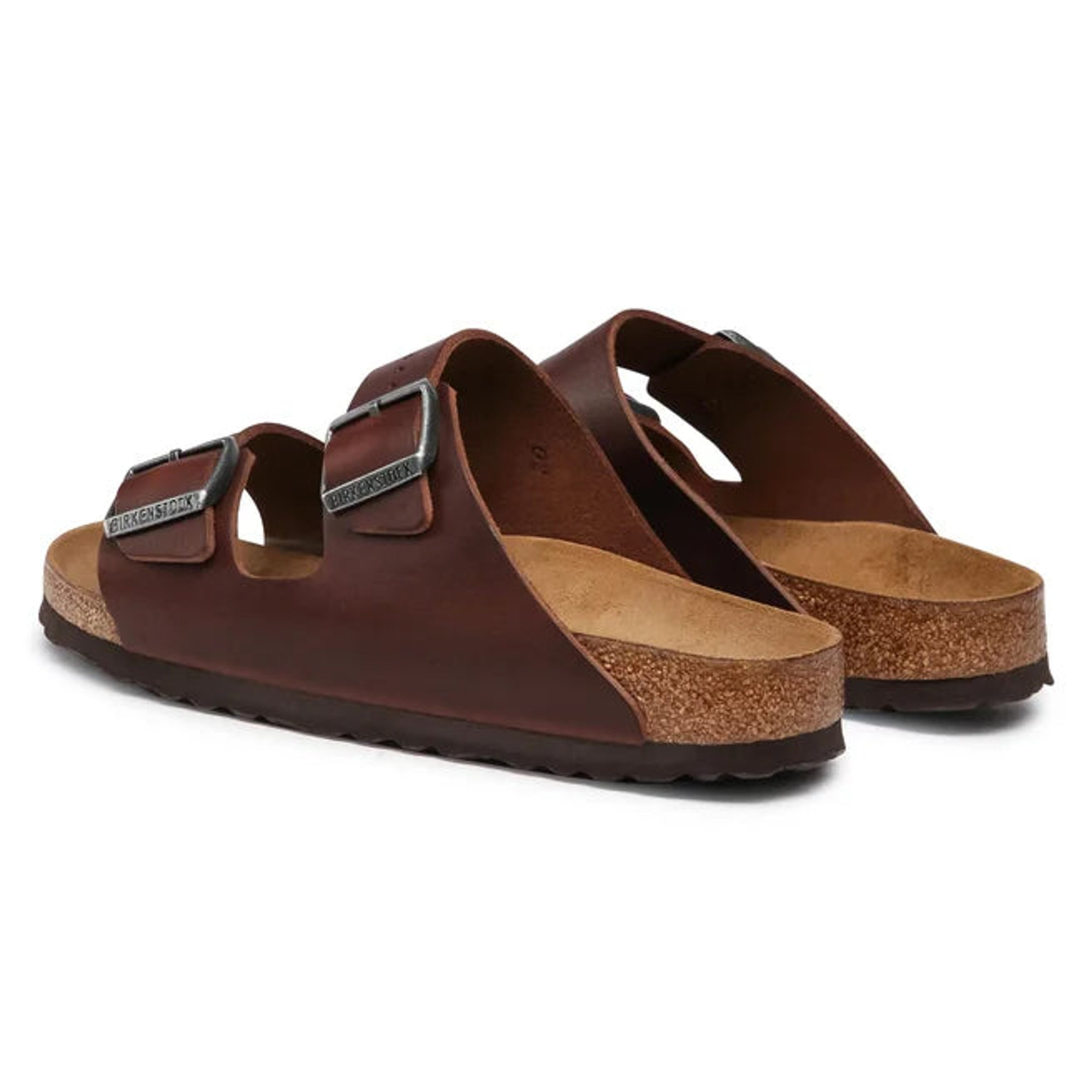 Birkenstock Arizona Vintage Wood Roast, Natural Leather Brown Men Birkenstock vista2