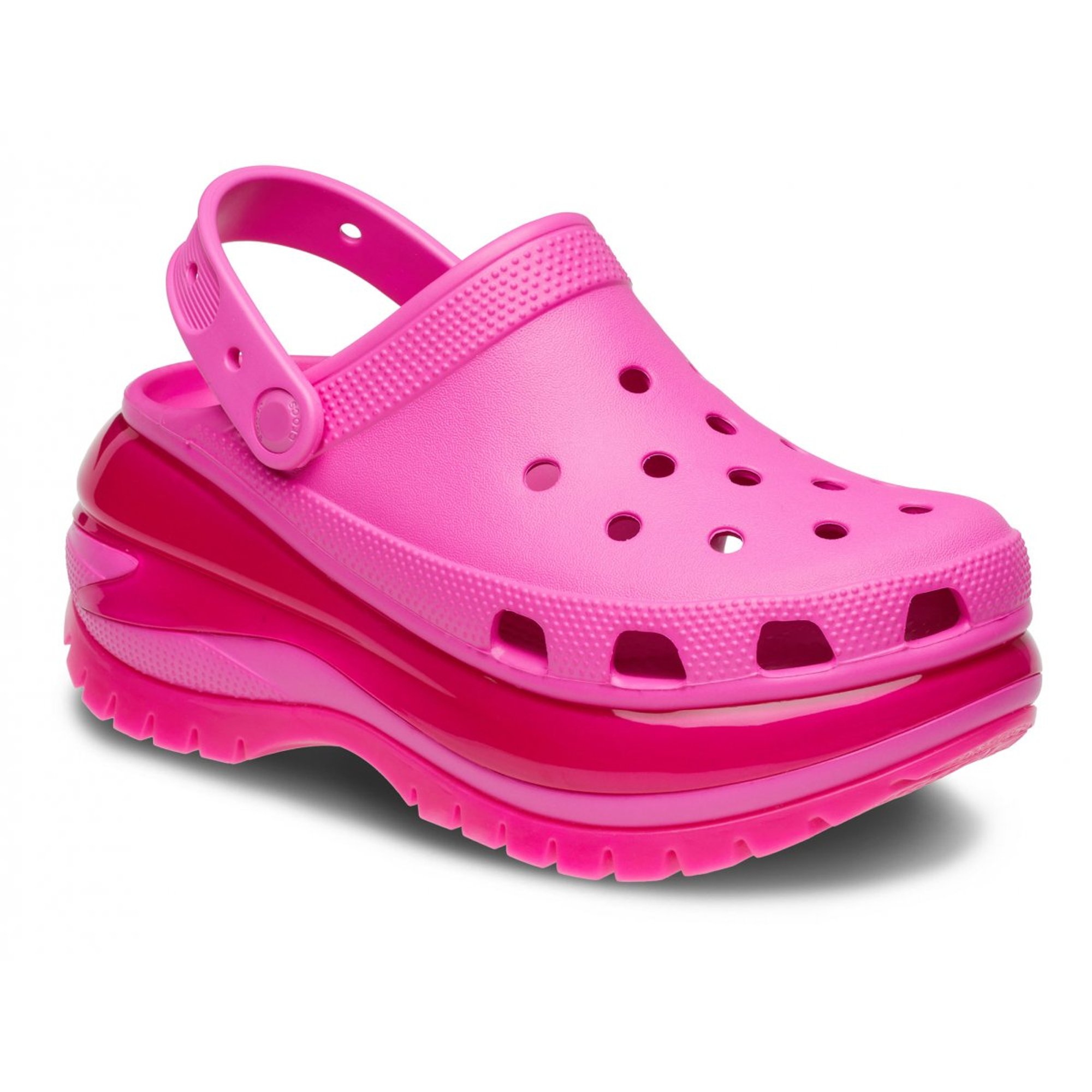 Crocs Classic Mega Crush Clog w Fuxia Donna Crocs vista1