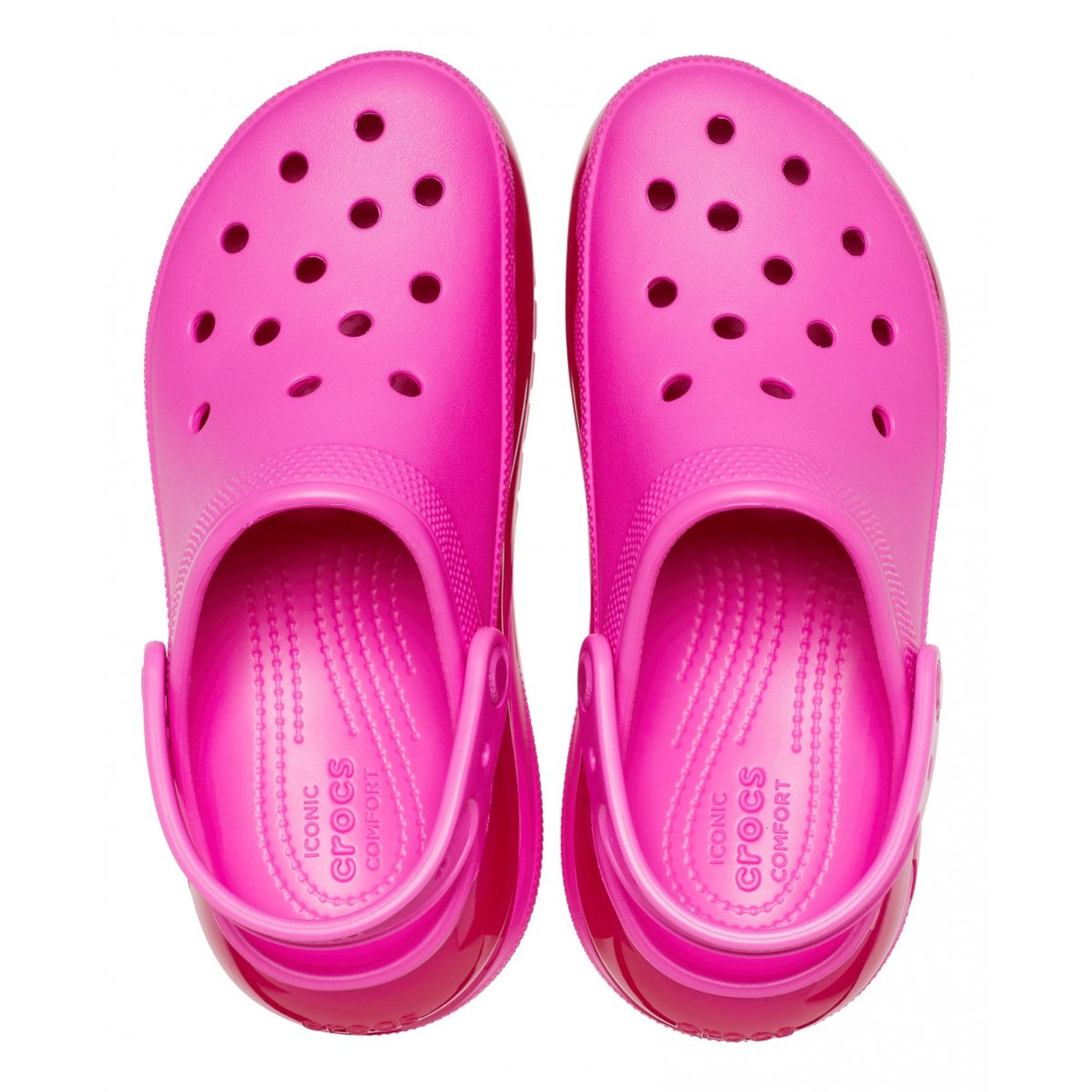 Crocs Classic Mega Crush Clog w Fuxia Donna Crocs vista3