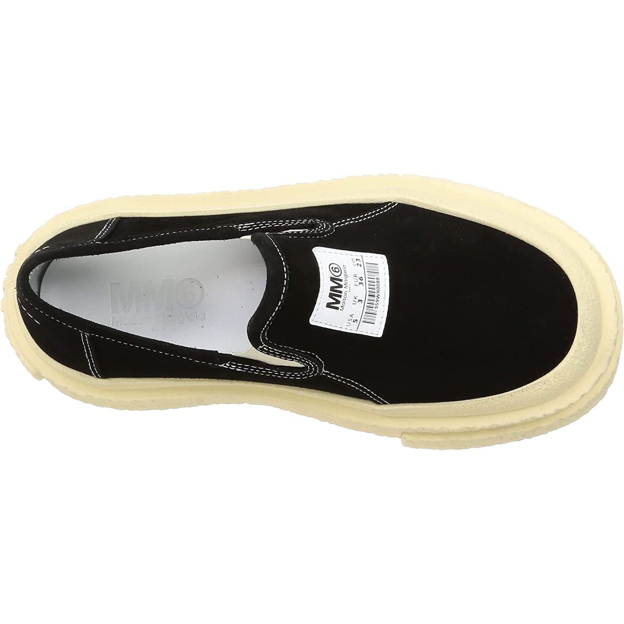 Mm6 Maison Margiela Mocassins Noir Femme MM6 Maison Margiela vista1