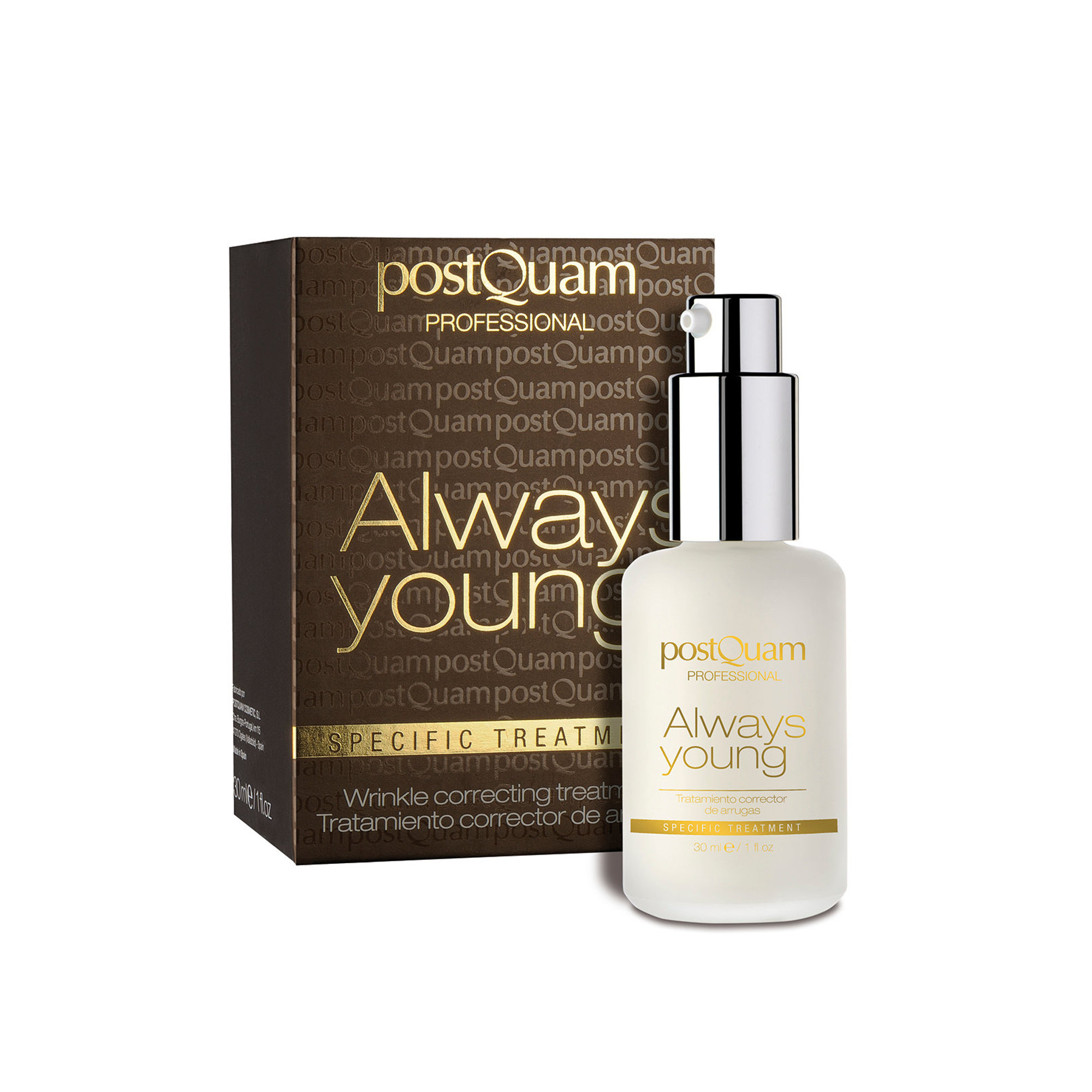 TRATAMIENTO CORRECTIVO DE ARRUGAS SIEMPRE JOVEN_ARRUGAS 30 ML. Postquam Professional vista0