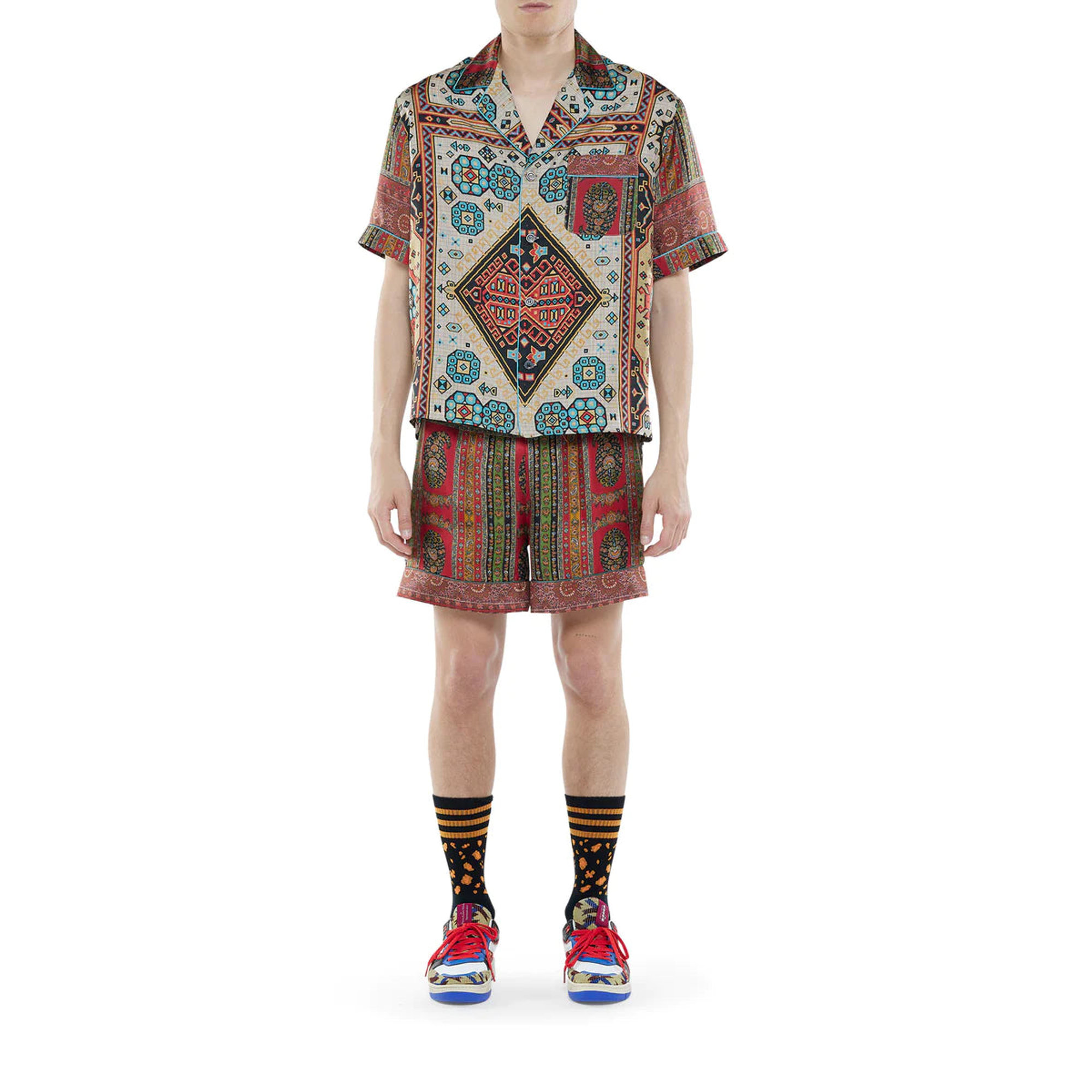 Pierre-louis Mascia Aloe/s Camicia Manica Corta Multicolore Unisex Pierre-Louis Mascia vista0