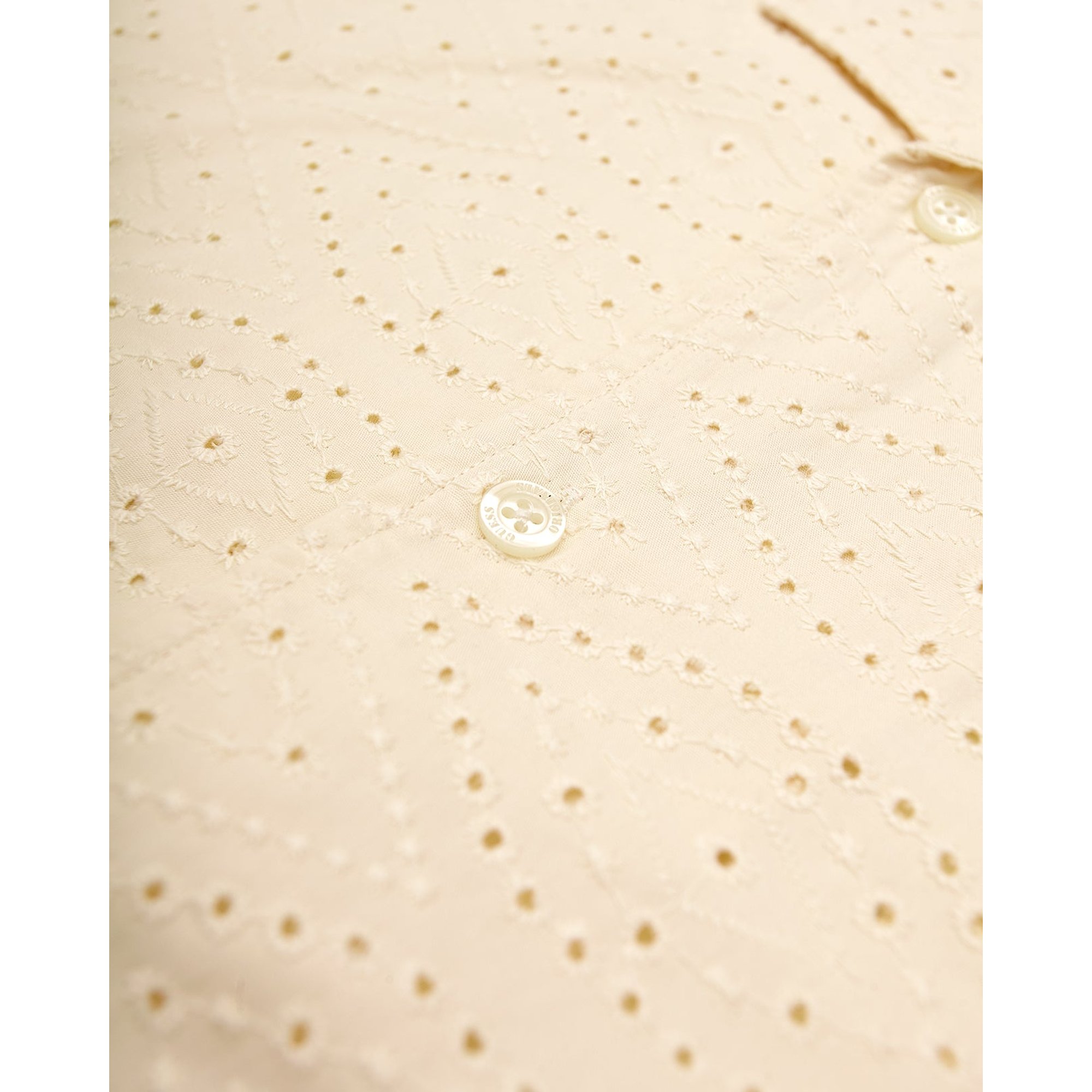 Chemise à œillets sable Guess  vista2