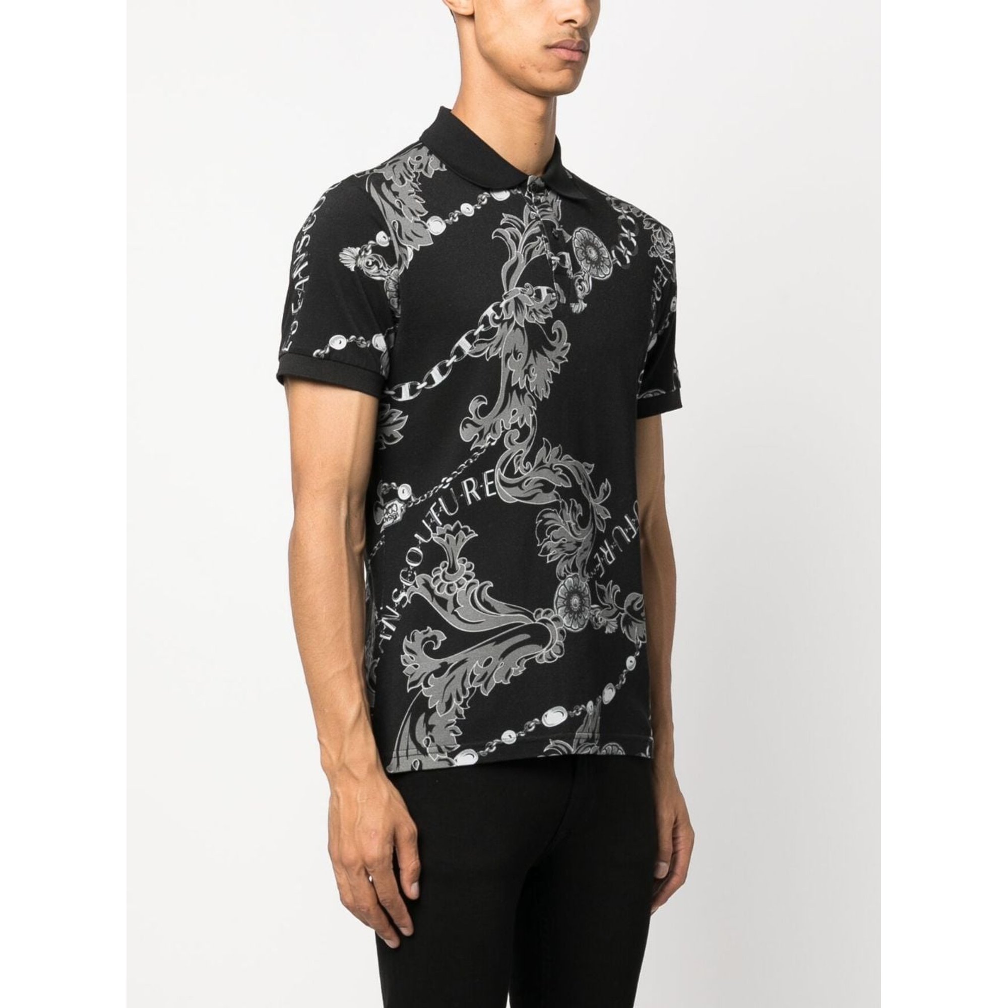 s Imprimer Polo T.shirt Versace Jeans Couture vista3