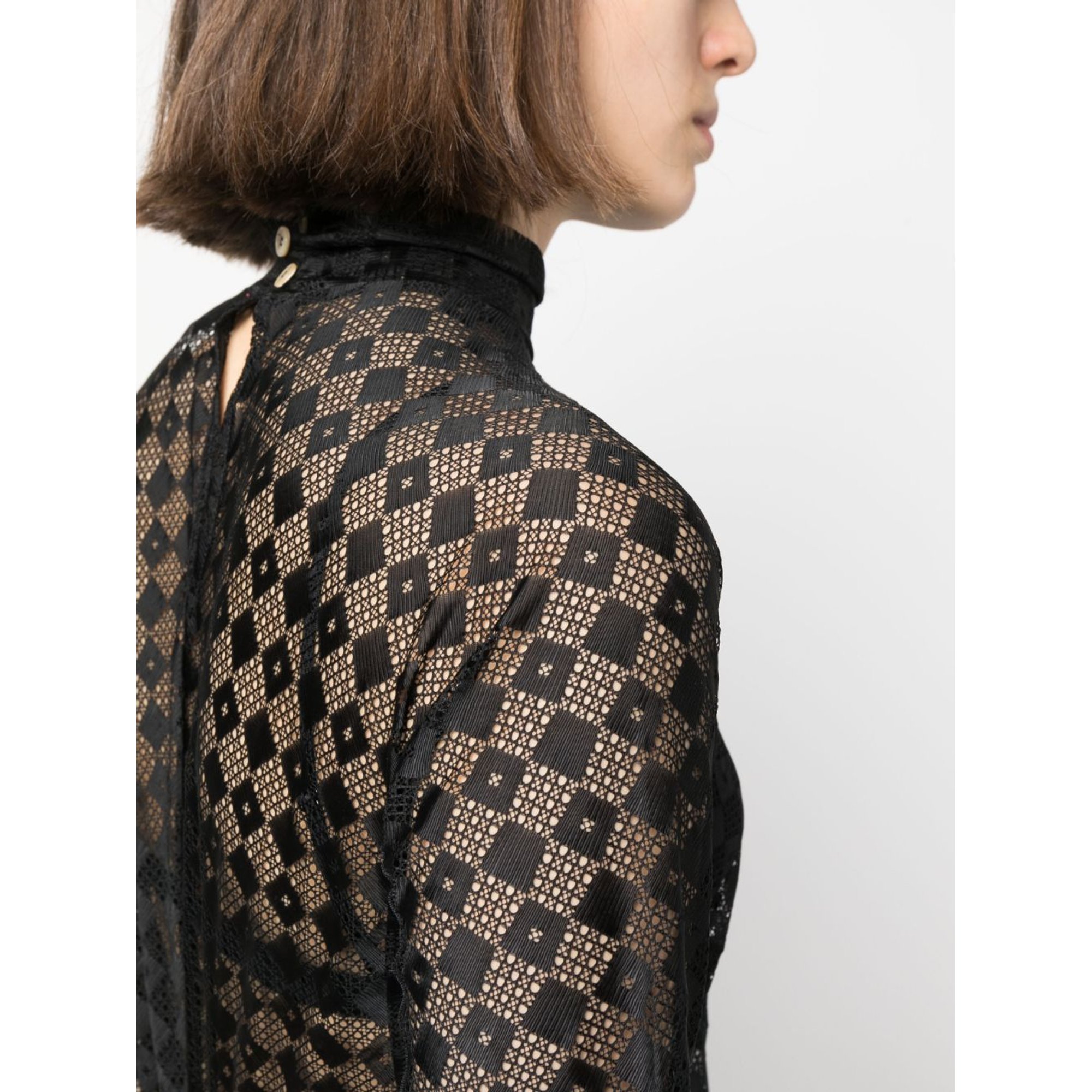 Camicia Damier in pizzo Forte_Forte  vista3