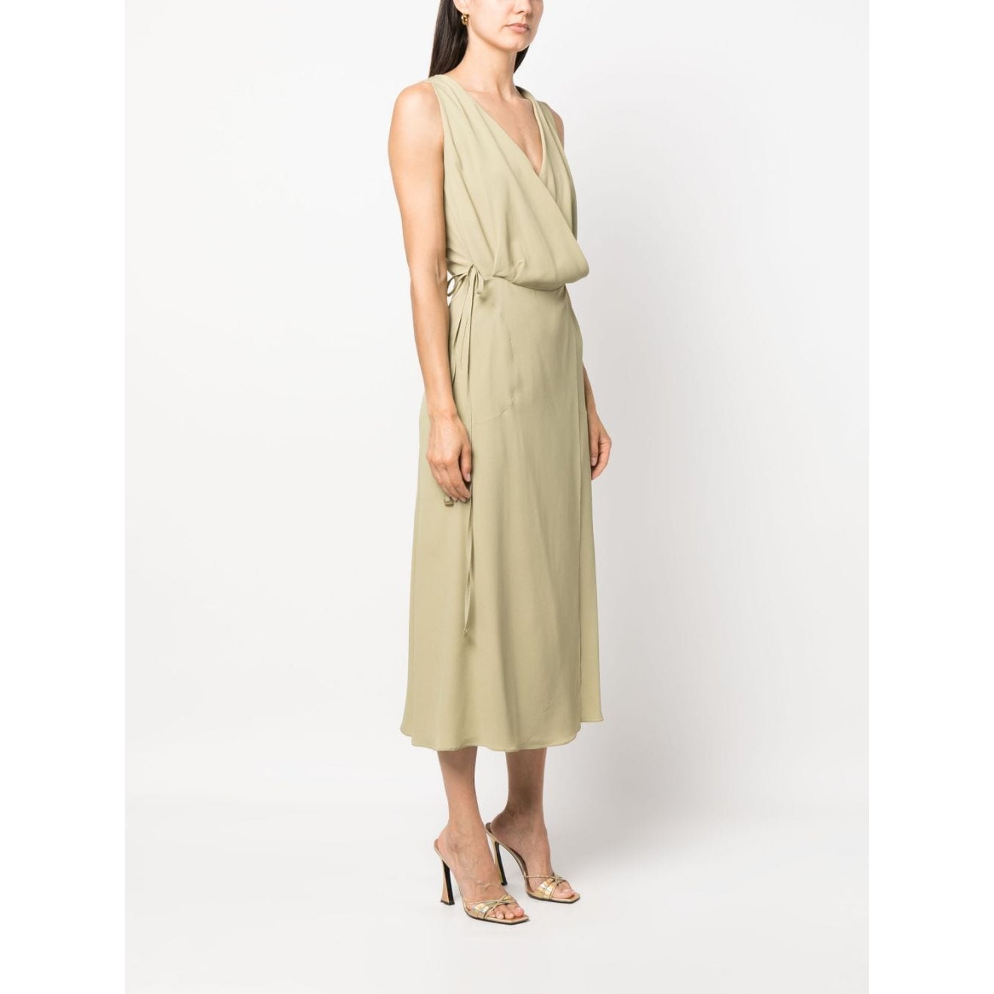 Kleid aus Seidencrêpe Veronique Leroy vista2