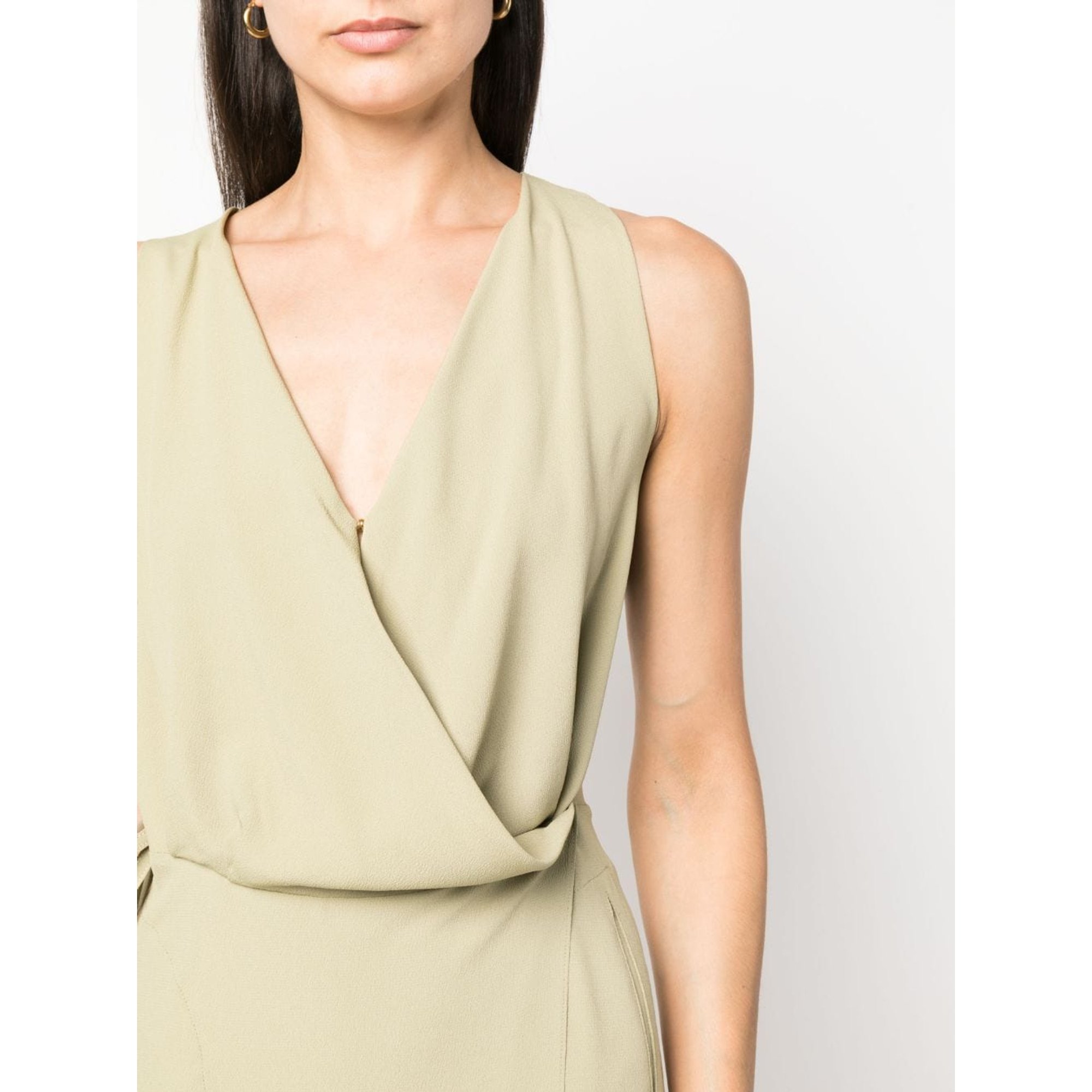 Kleid aus Seidencrêpe Veronique Leroy vista3