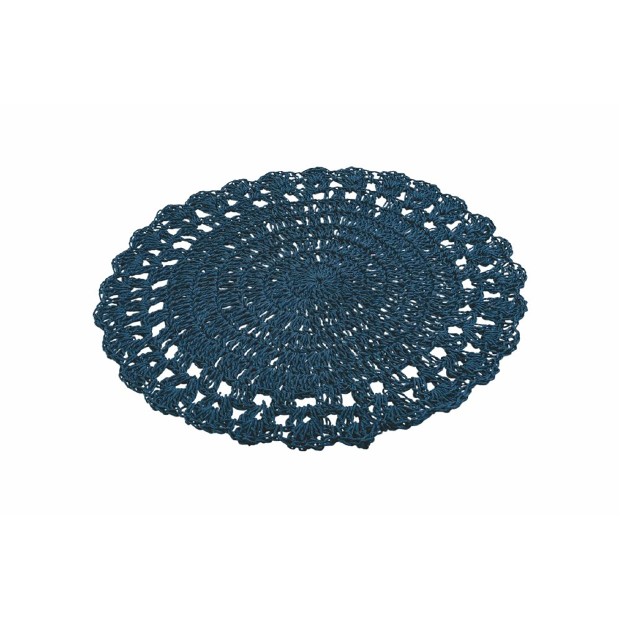 Set 6 tovagliette tonde 38 cm in carta, Uncinetto Ocean Villa D'Este Home Tivoli 1996 vista5