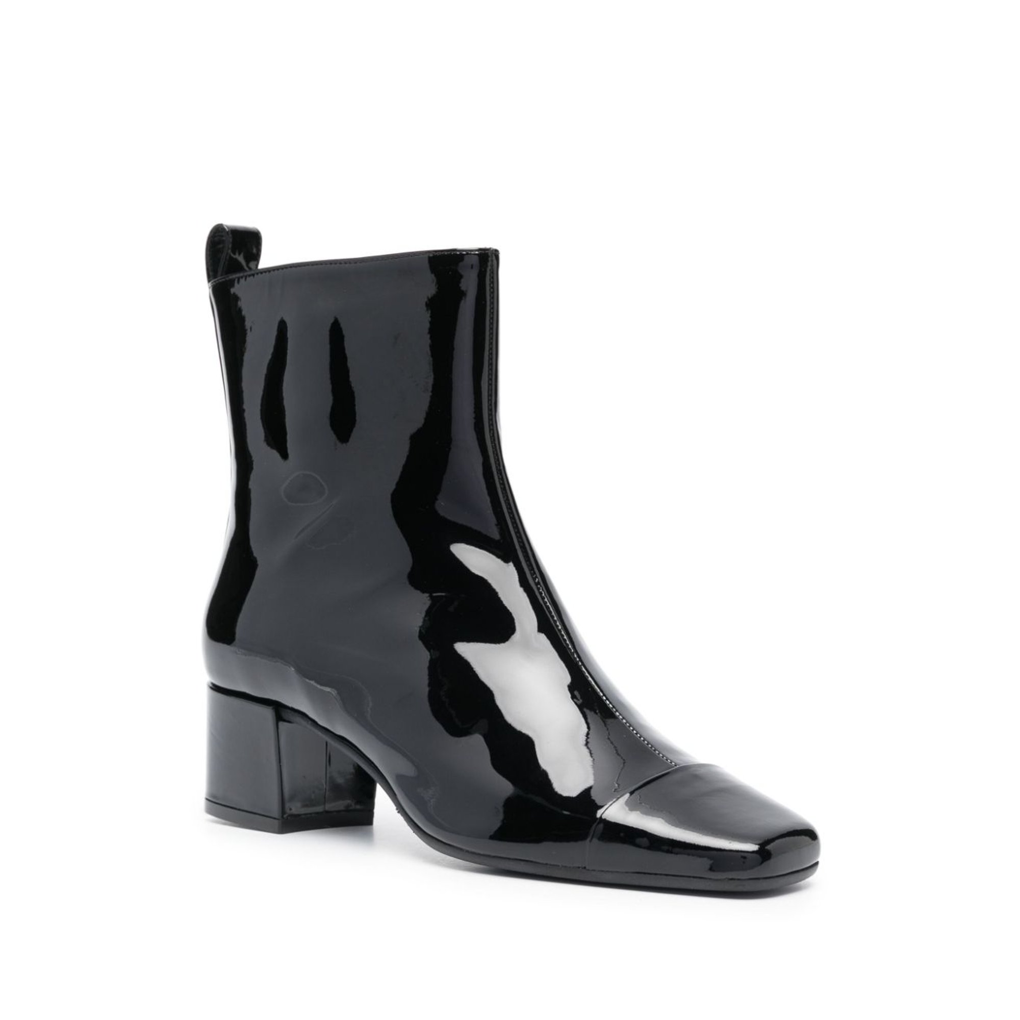 Bottes en cuir verni noires CAREL PARIS vista1