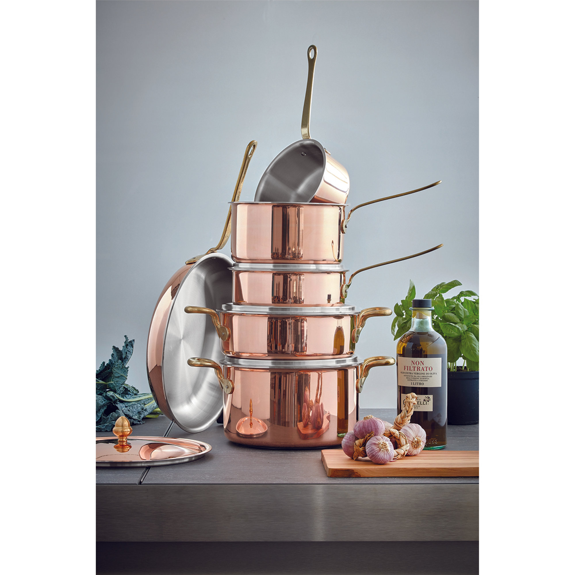 Casseruola alta 2 maniglie cm 24 Paderno vista2
