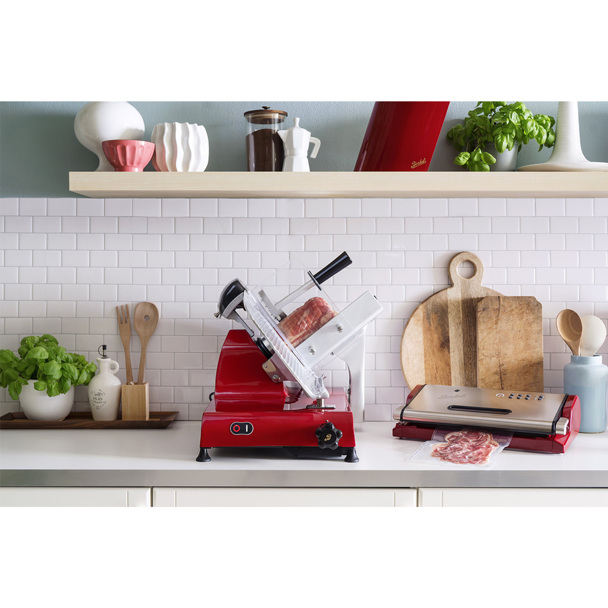 Affettatrice domestica Red Line 300, rosso Berkel vista4
