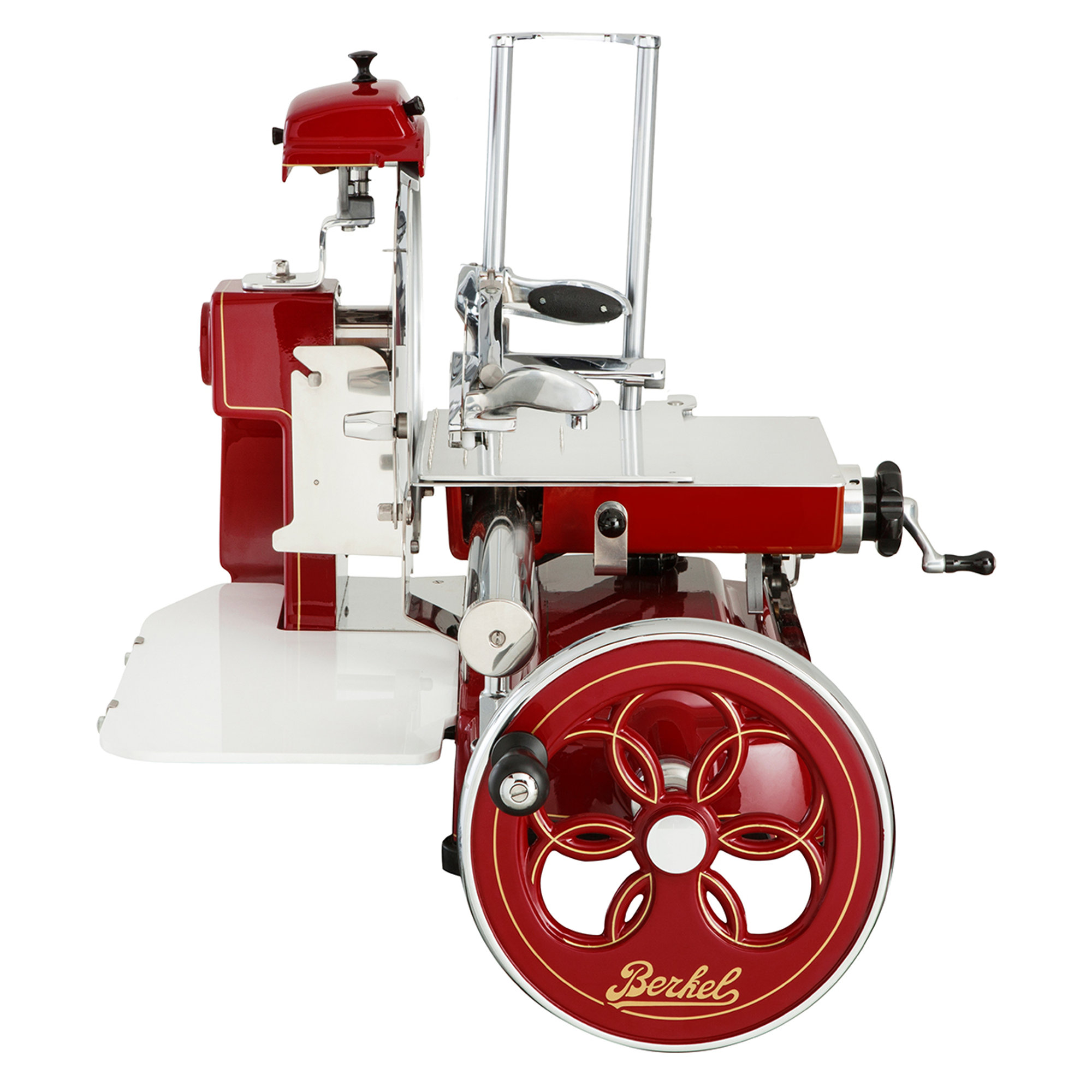 Affettatrice manuale a volano domestica B3, rosso Berkel vista1