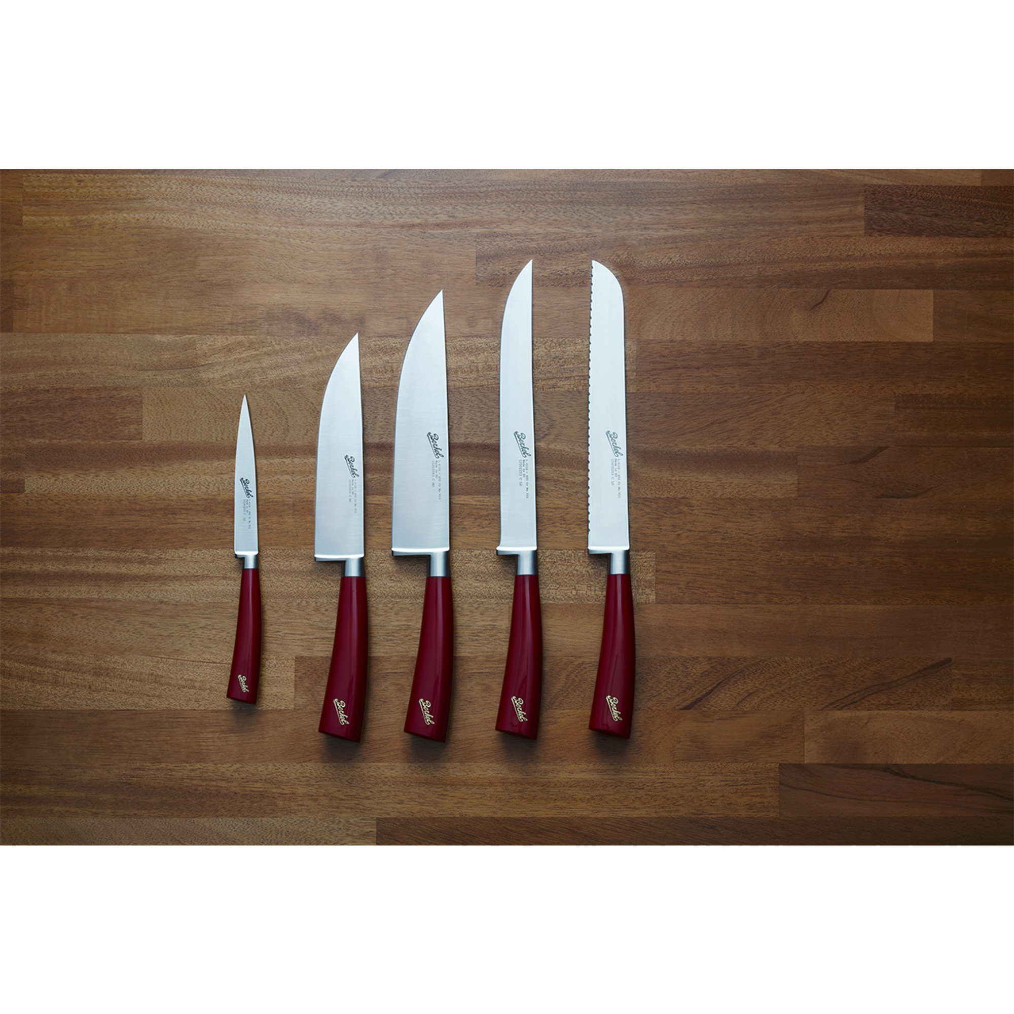 Ceppo Sense rot + 5-teiliges Messer-Set Elegance rot Berkel vista4