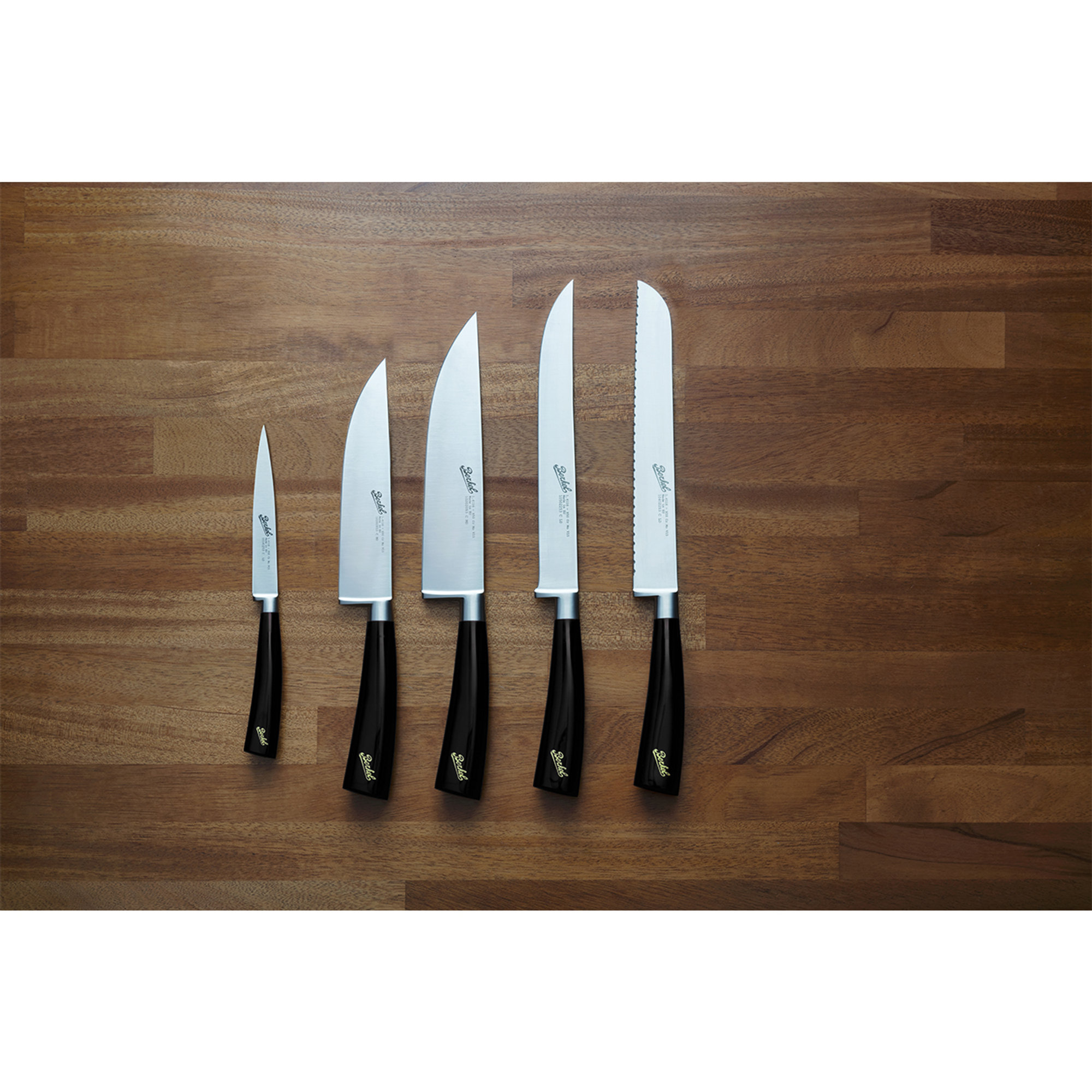 Ceppo Sense nero + set 5 coltelli Elegance nero Berkel vista2