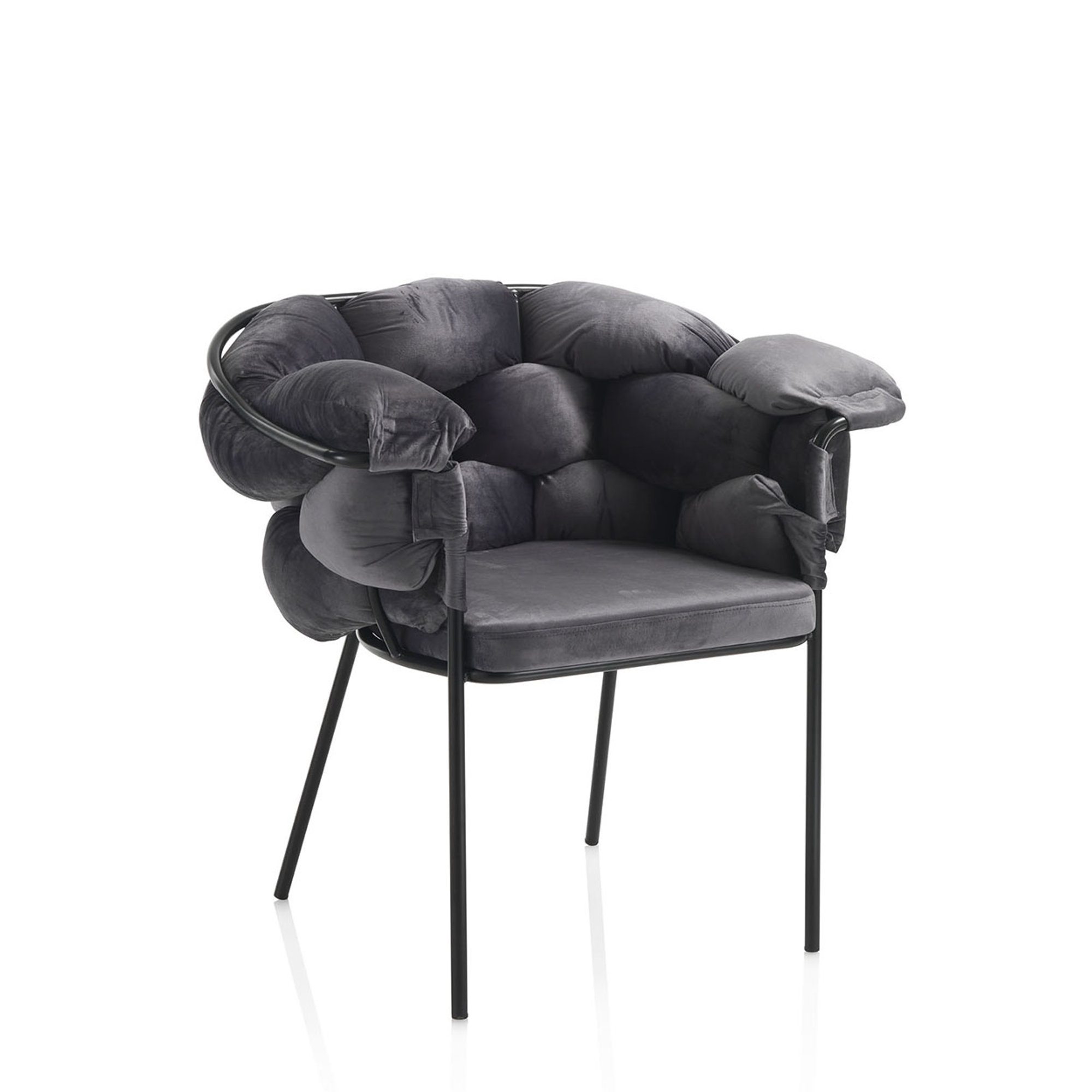 Set 2 poltroncine ISABEL grigio TFT Home vista0