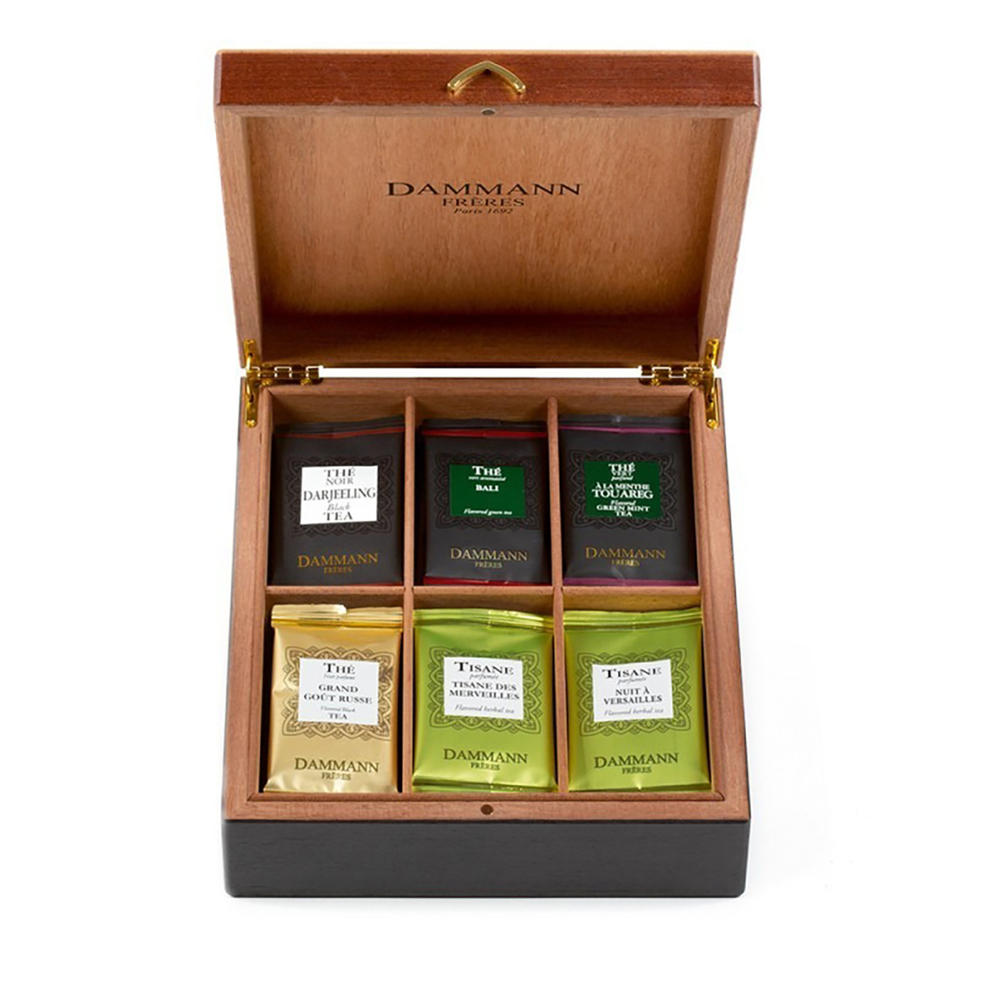 Bienvenue confezioni regalo in legno (42 sachet Cristal) Dammann Frères vista0