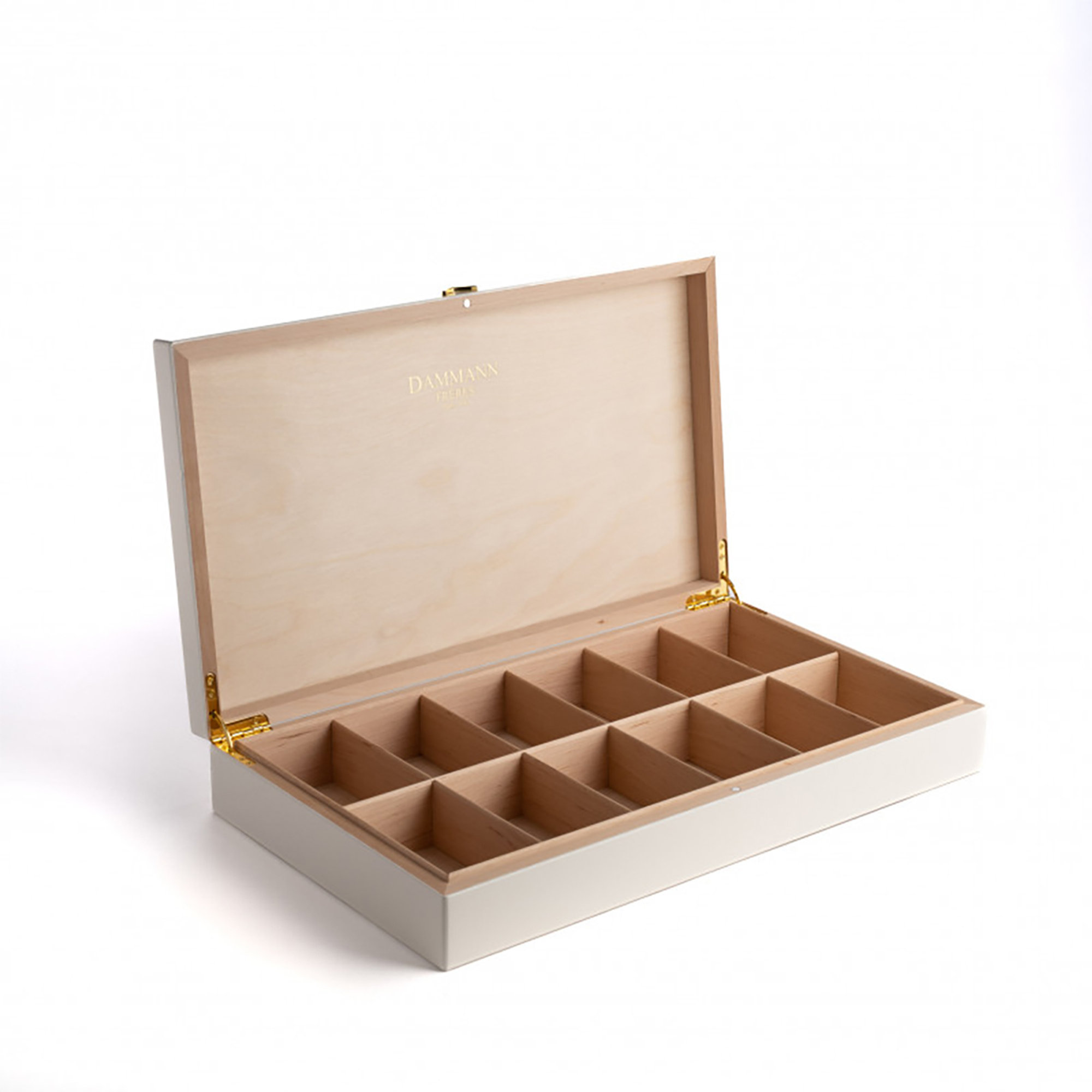 Coffret Palace avorio - 72 filtri assortiti Dammann Frères vista1