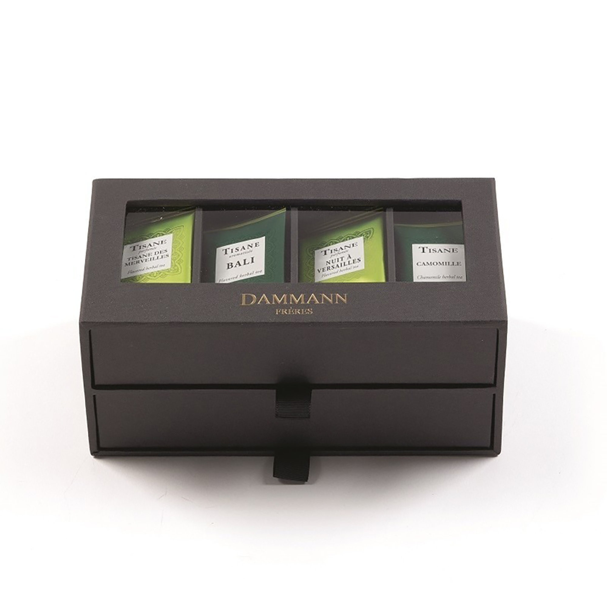 24H/24 confezione regalo con cassetti avana 56 filtri Dammann Frères vista1