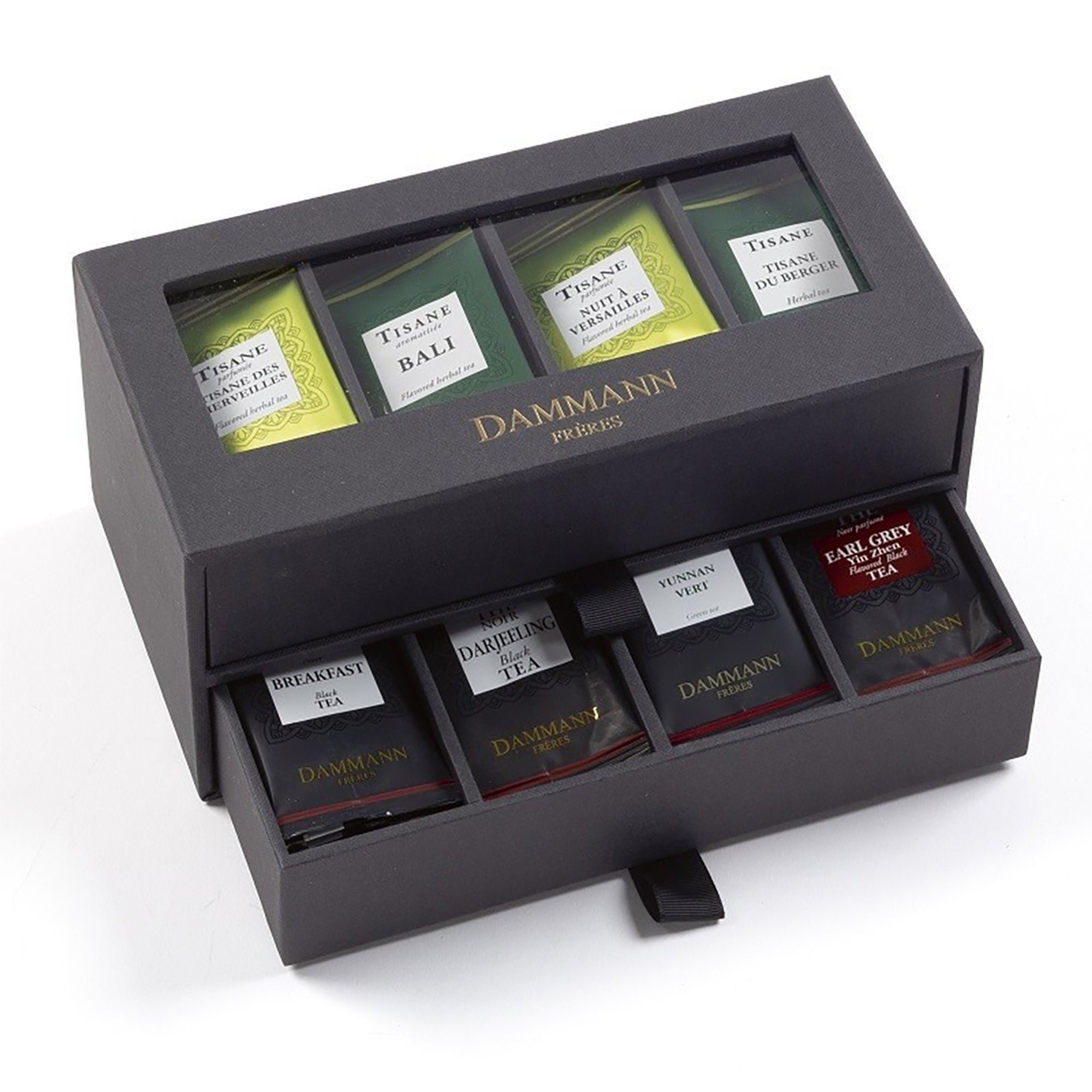 24H/24 confezione regalo con cassetti avana 56 filtri Dammann Frères vista0
