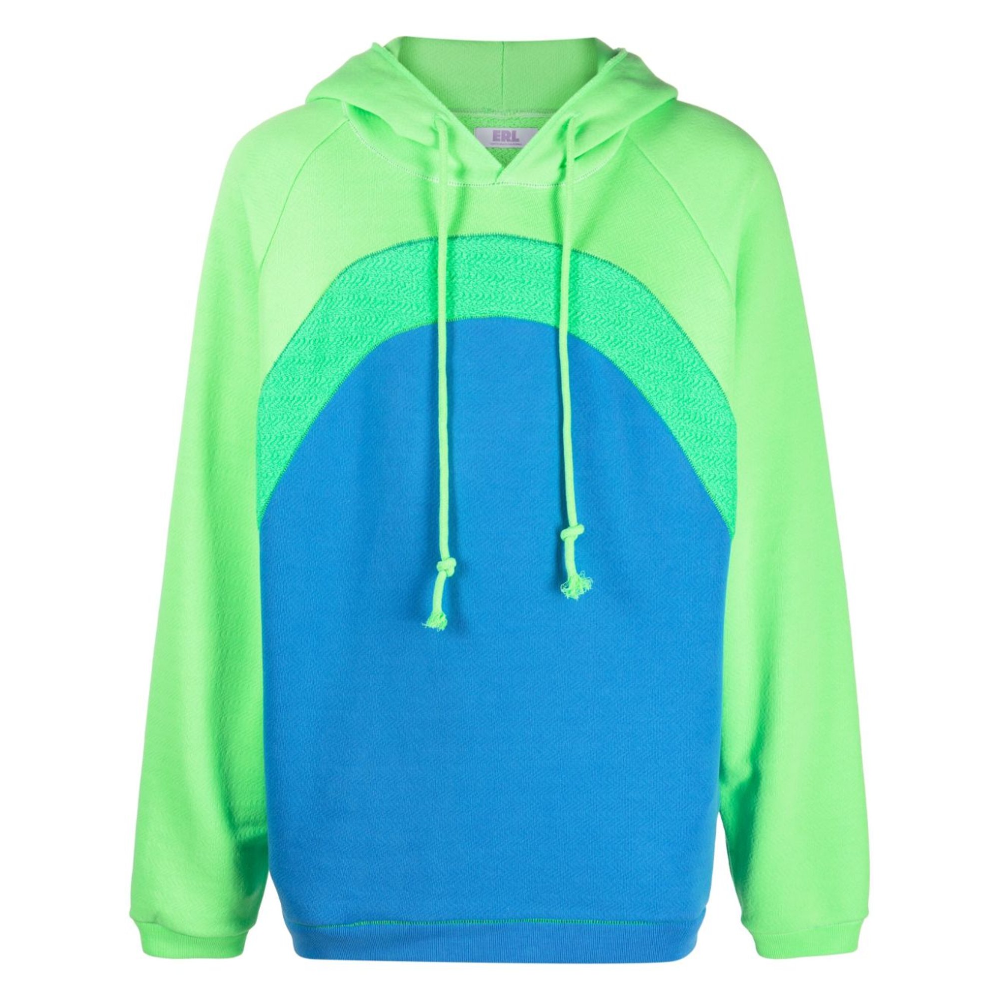 Felpa con cappuccio unisex arcobaleno lavorata a maglia Erl07t023 ERL vista0