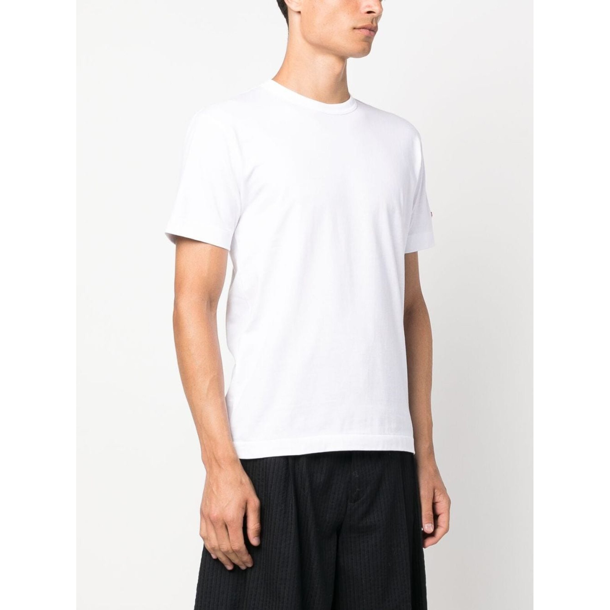 Kurzarm-Herren-T-Shirt aus Strick P1t328 Comme des Garçons Play vista0