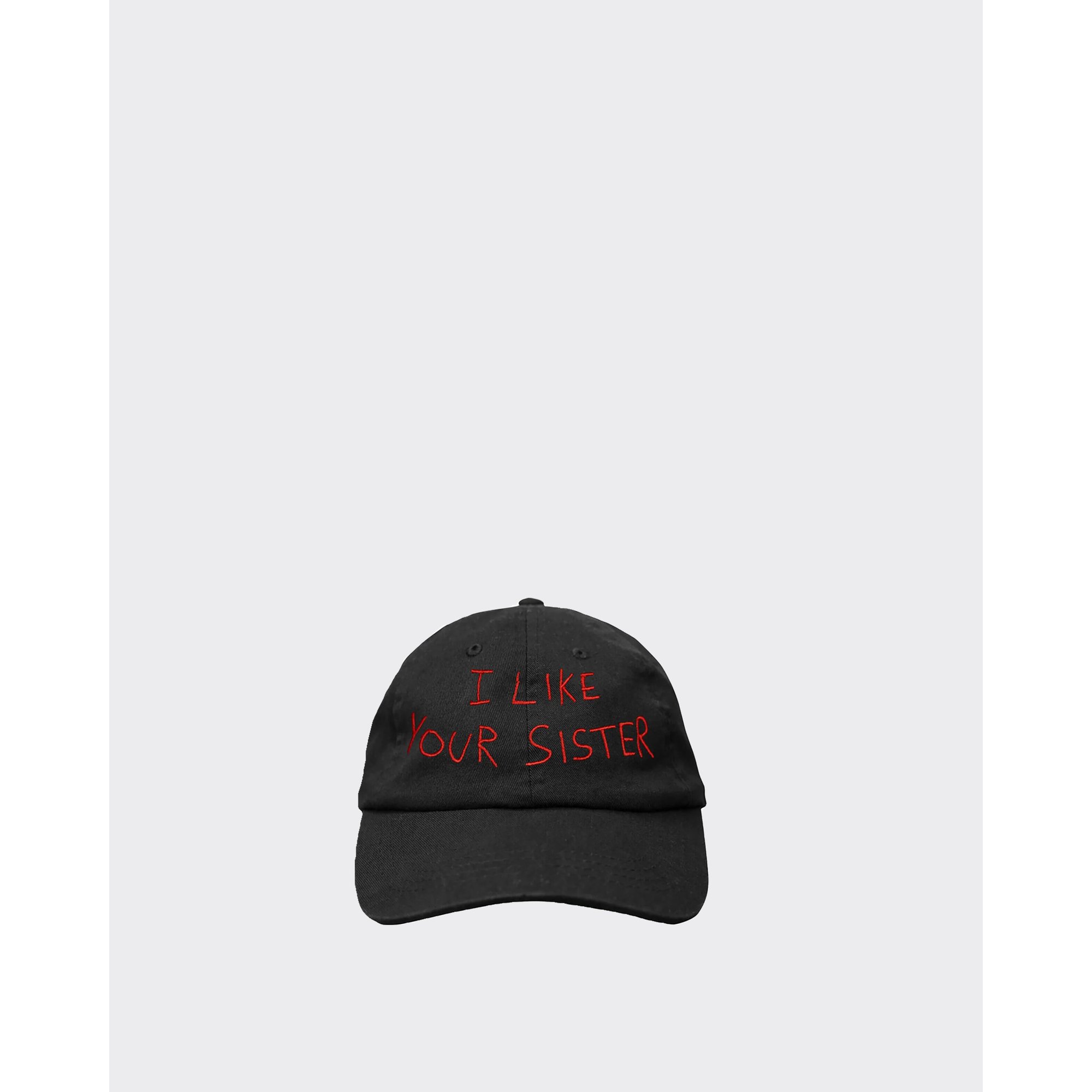 J'aime ta soeur chapeau noir Encré. vista0