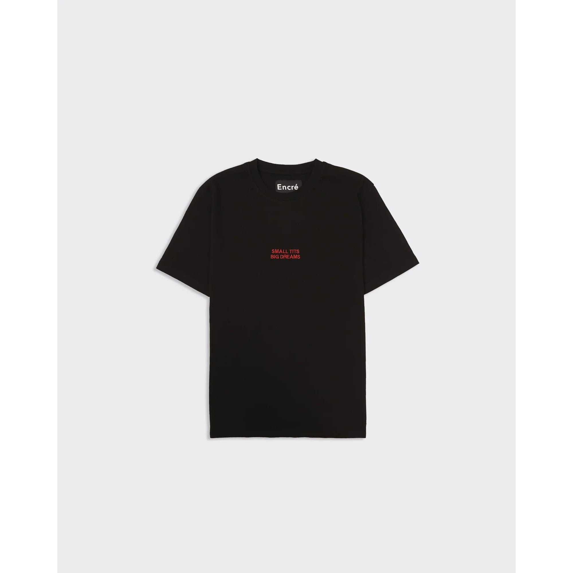 T-shirt Noir Grands Rêves Encré. vista0