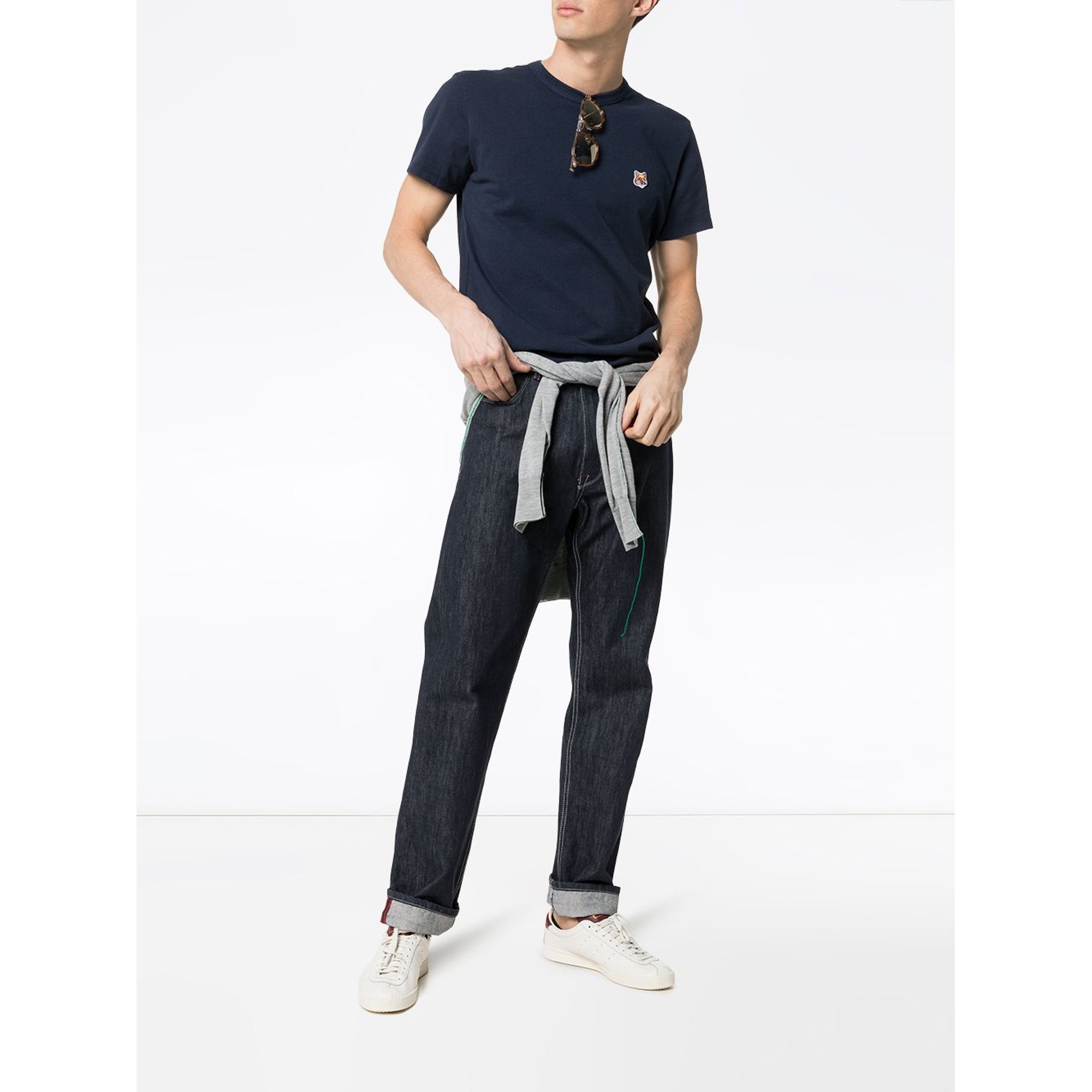 T-shirt Maison Kitsuné Fox Head Patch Classic Tee-shirt