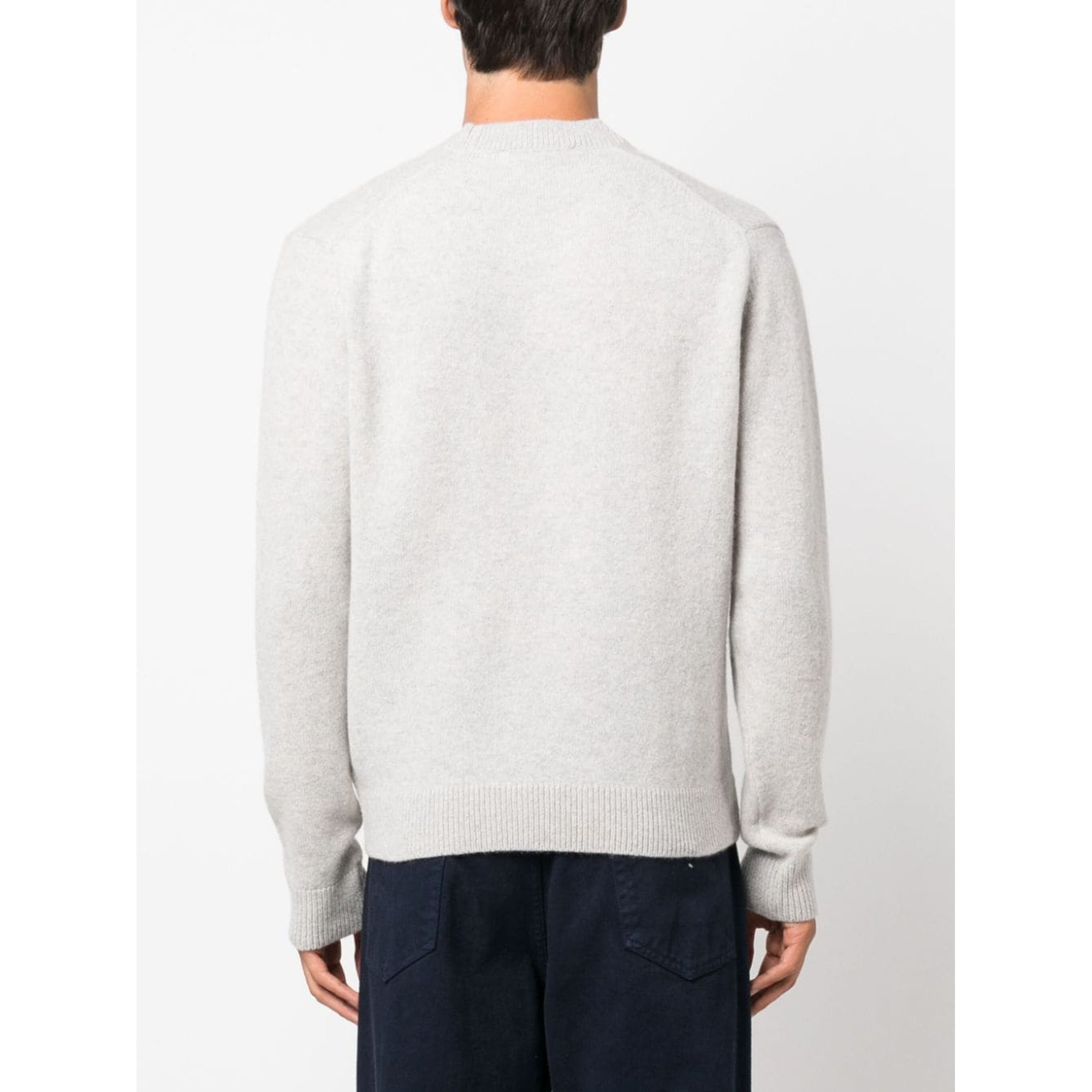 Pull régulier avec patch Baby Fox Lm00813kt1006 Maison Kitsuné vista3