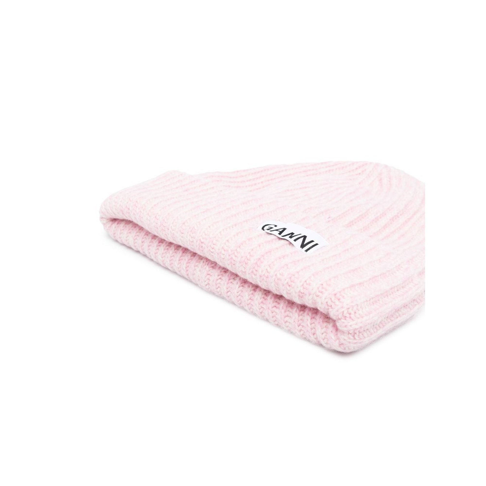 Structured Rib Beanie A4429 Ganni vista1