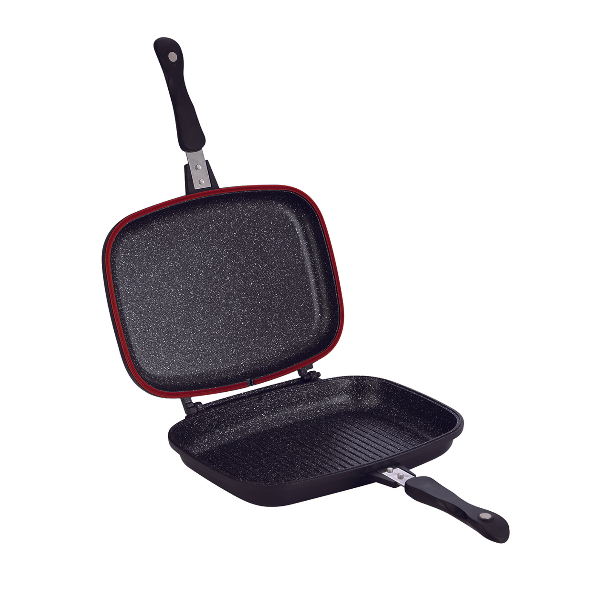 Fornetto doppio grill - Masterpro by Carlo Cracco 32x24.5x7 cm cast alluminio MASTERPRO by Carlo Cracco vista2