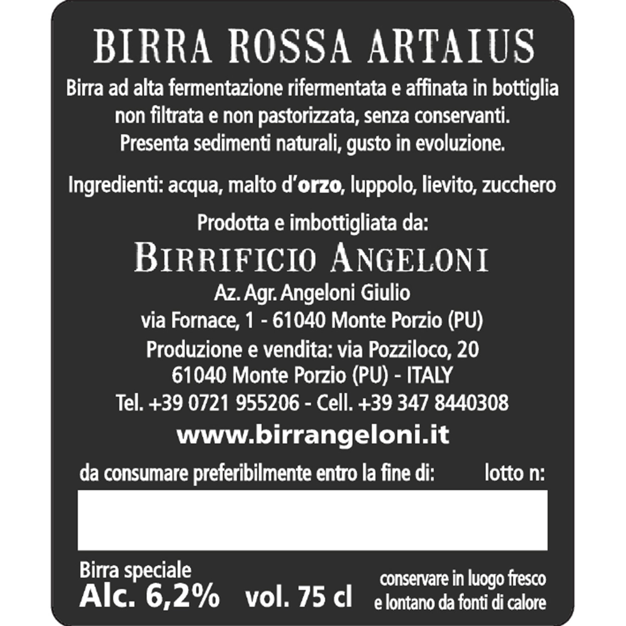 6 bottiglie miste: 2 MATER DEA - 2 ISIDORA - 2 ARTAIUS Angeloni vista2