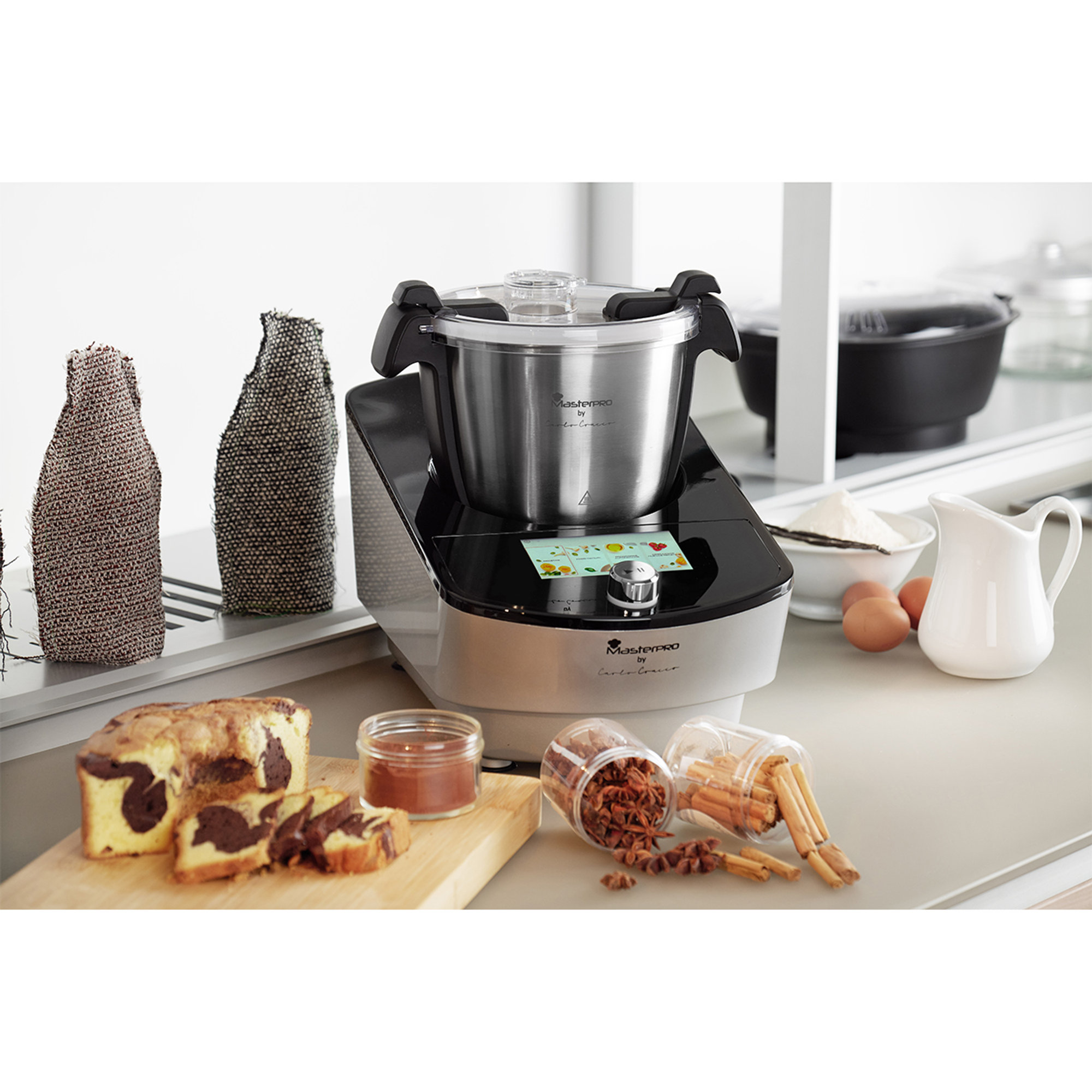 KITCHEN ROBOT - Masterpro by Carlo Cracco 1000W 3.5L (2L lavorabili) 12 programmi MASTERPRO by Carlo Cracco vista20