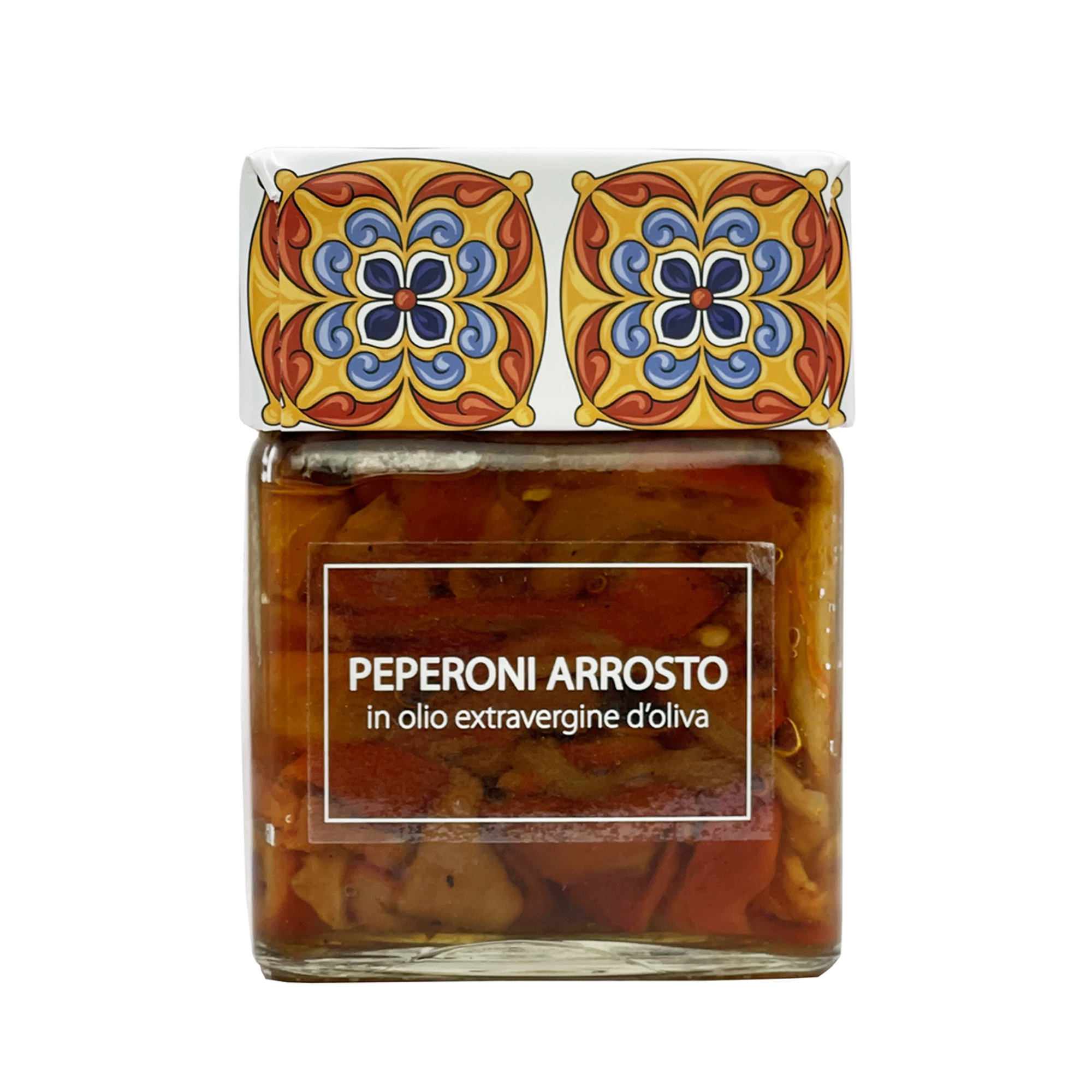 Conserve - Peperoni arrosto, vasetto in vetro con coperchio in ceramica Tenuta Sant'Ilario vista0