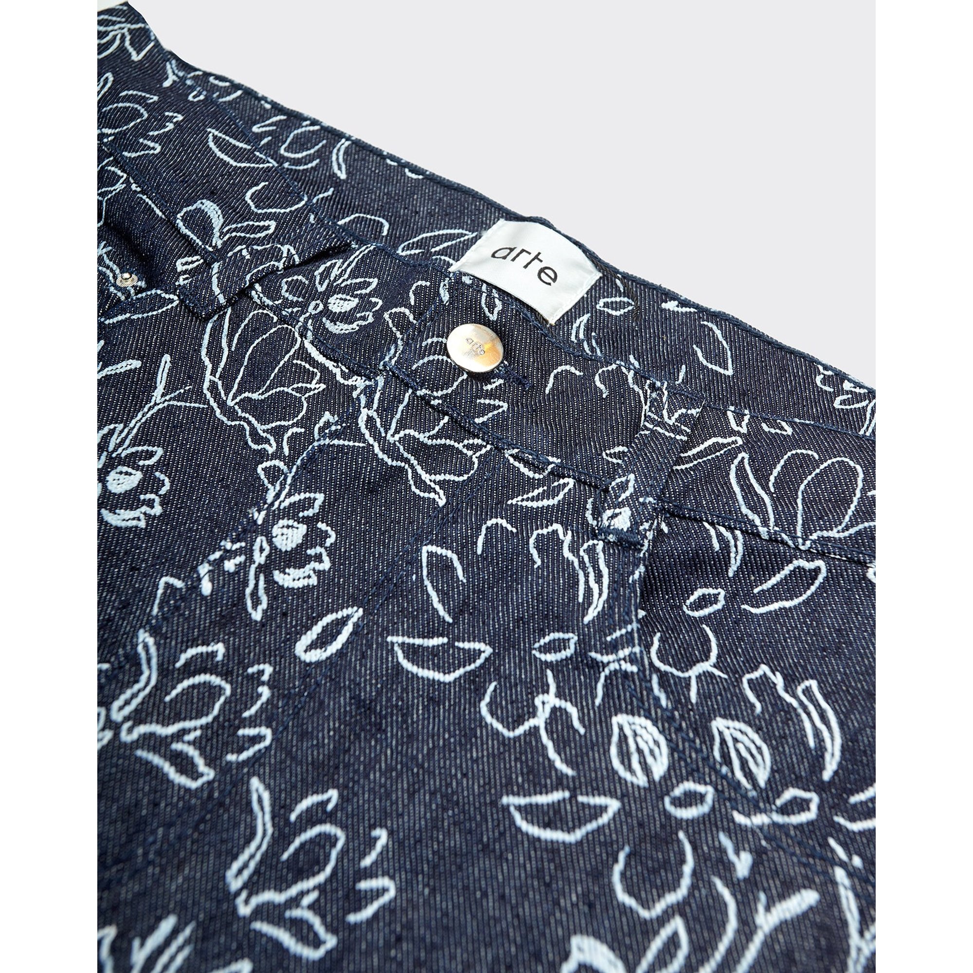Jeans Jonas Flowers Bleu Arte Antwerp vista3
