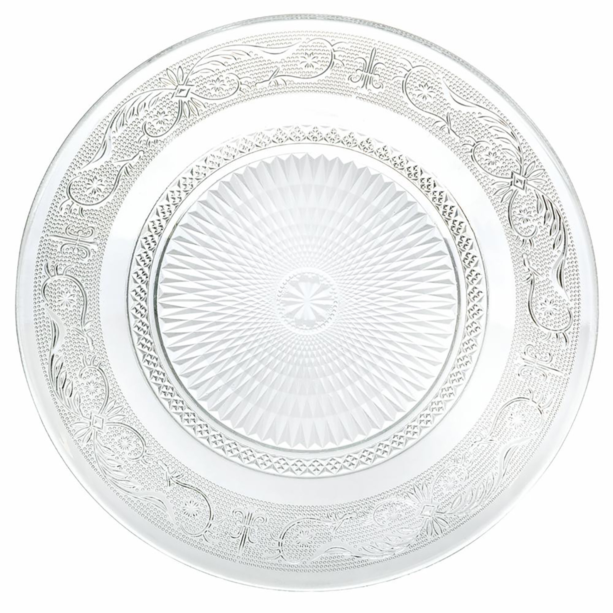 Set 3 piatti da portata Ø 33 cm in vetro, Imperial Villa D'Este Home Tivoli 1996 vista1