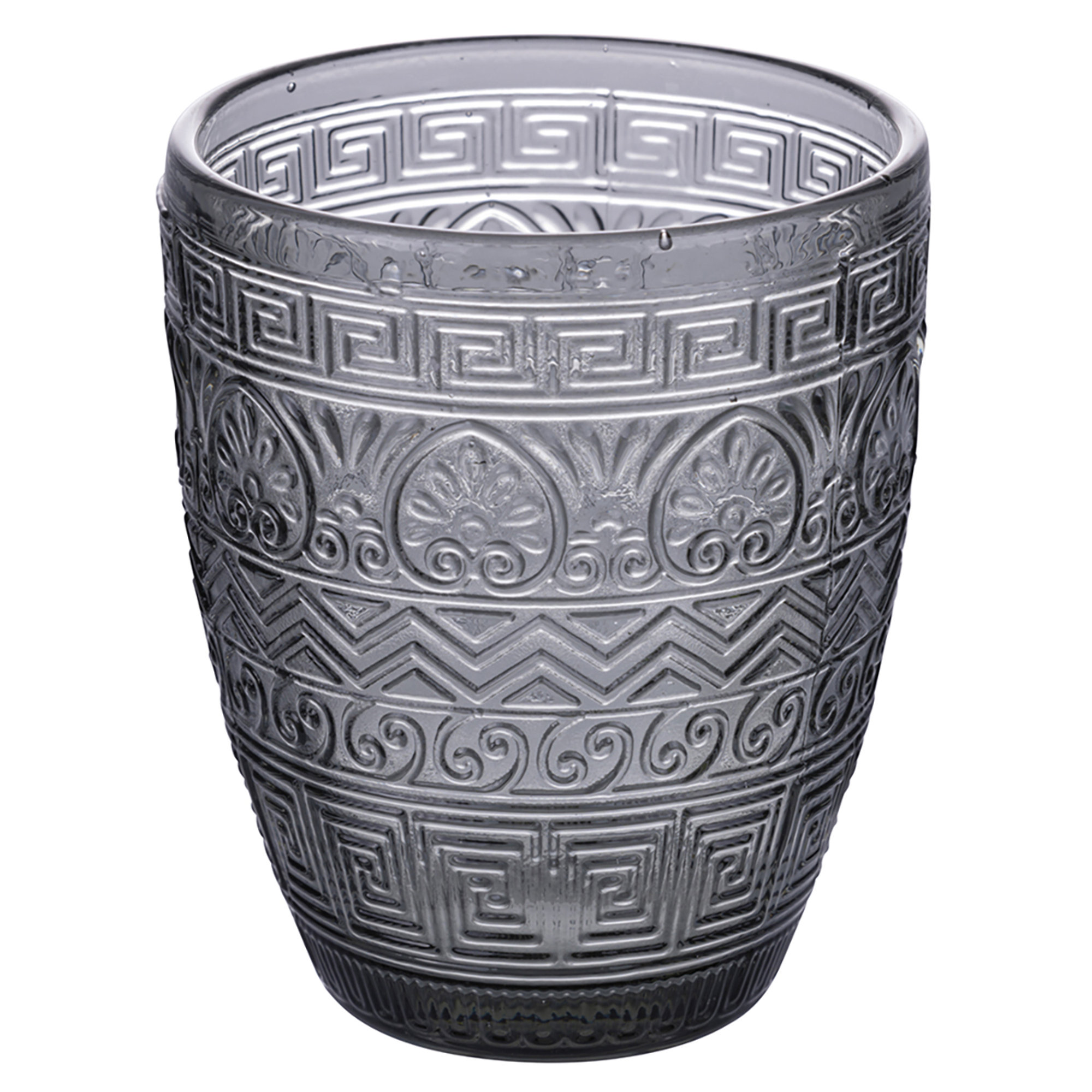 Ensemble de 6 verres à eau de 300 ml en verre coloré, travail en relief, Mexique Villa D'Este Home Tivoli 1996 vista5