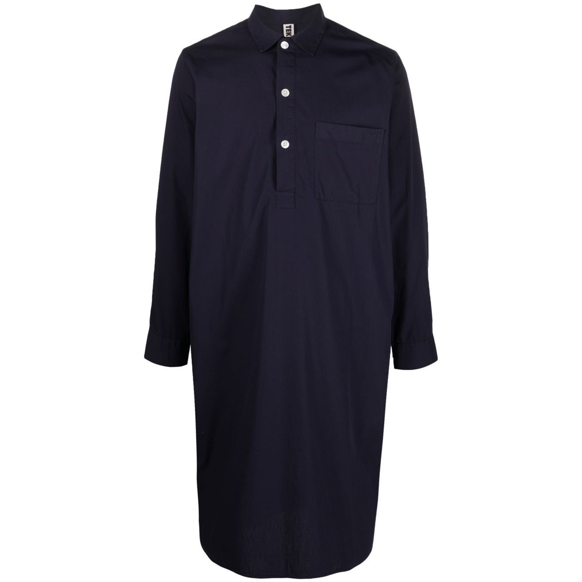 Cotton Poplin - Night Shirt Swntn TEKLA vista0