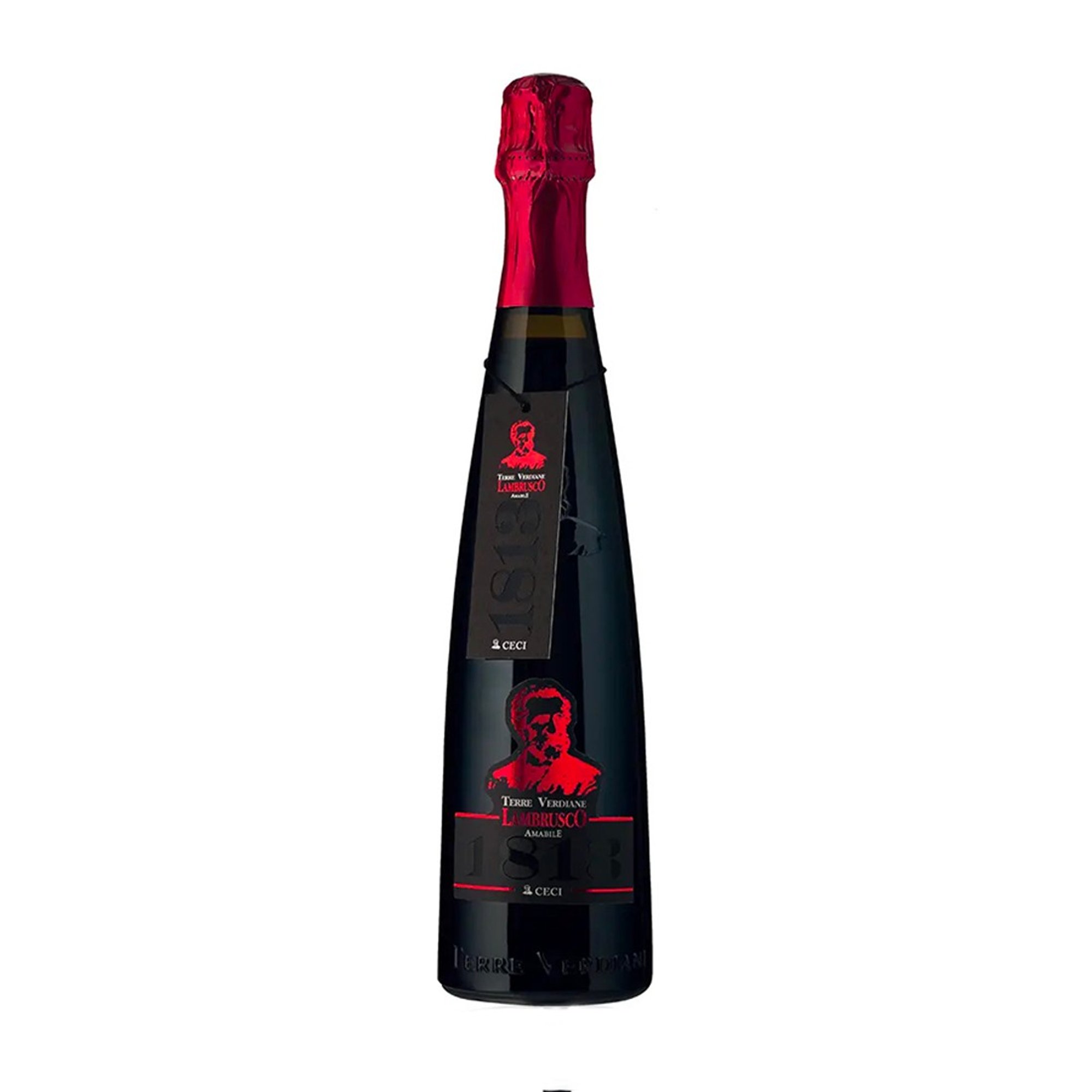 Lambrusco Amabile Terre Verdiane Edición 1813 - Garbanzos 0,75 lt Ceci vista0